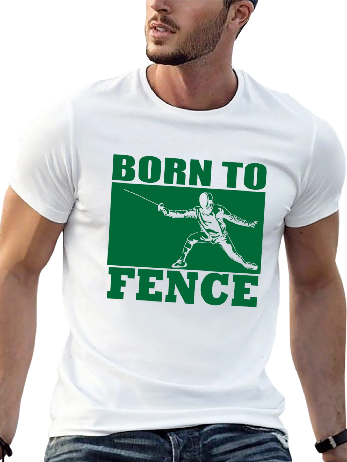 Born to Fence T-Shirt - Black