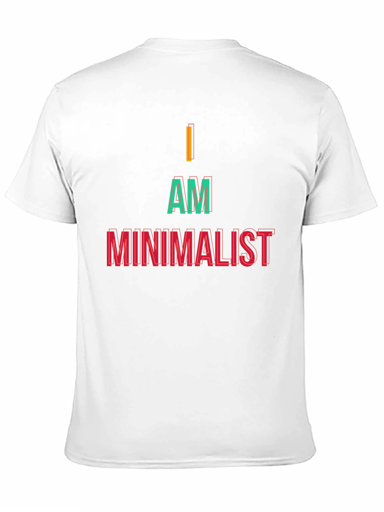 Minimalist Statement Black Tee