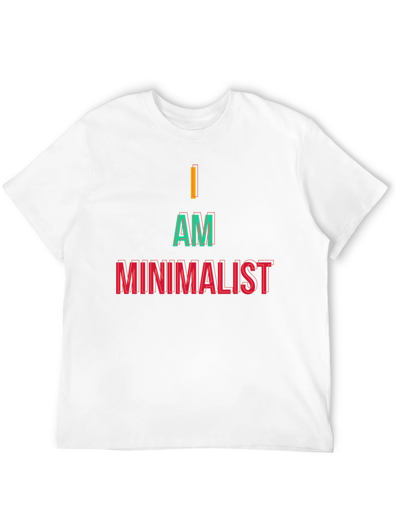 Minimalist Statement Black Tee