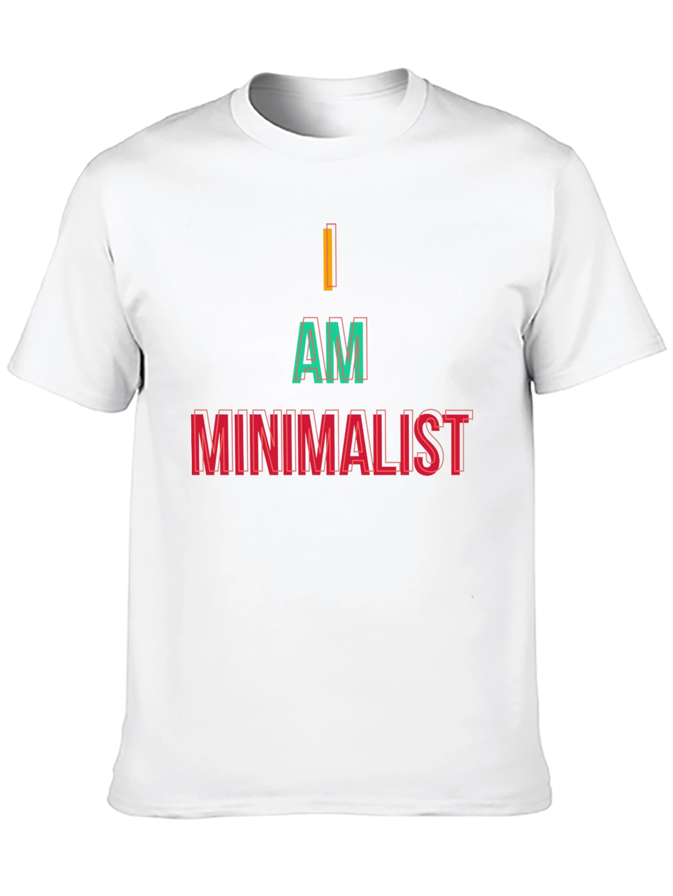 Minimalist Statement Black Tee
