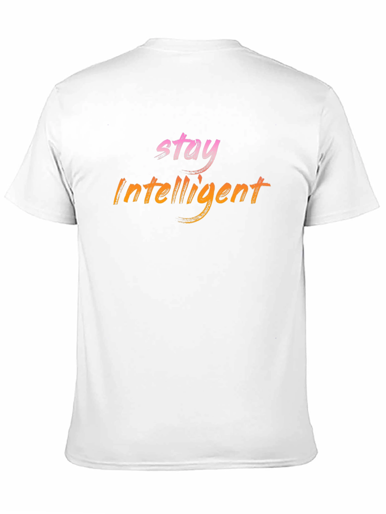 Stay Intelligent Graphic Tee - Modern Black T-Shirt