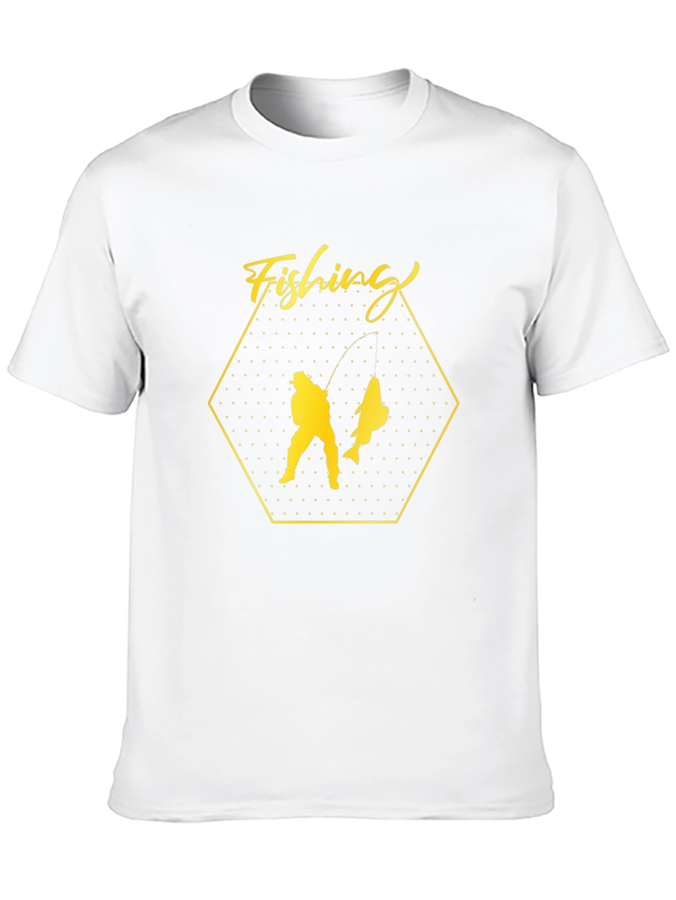 Fishing Graphic Black T-Shirt
