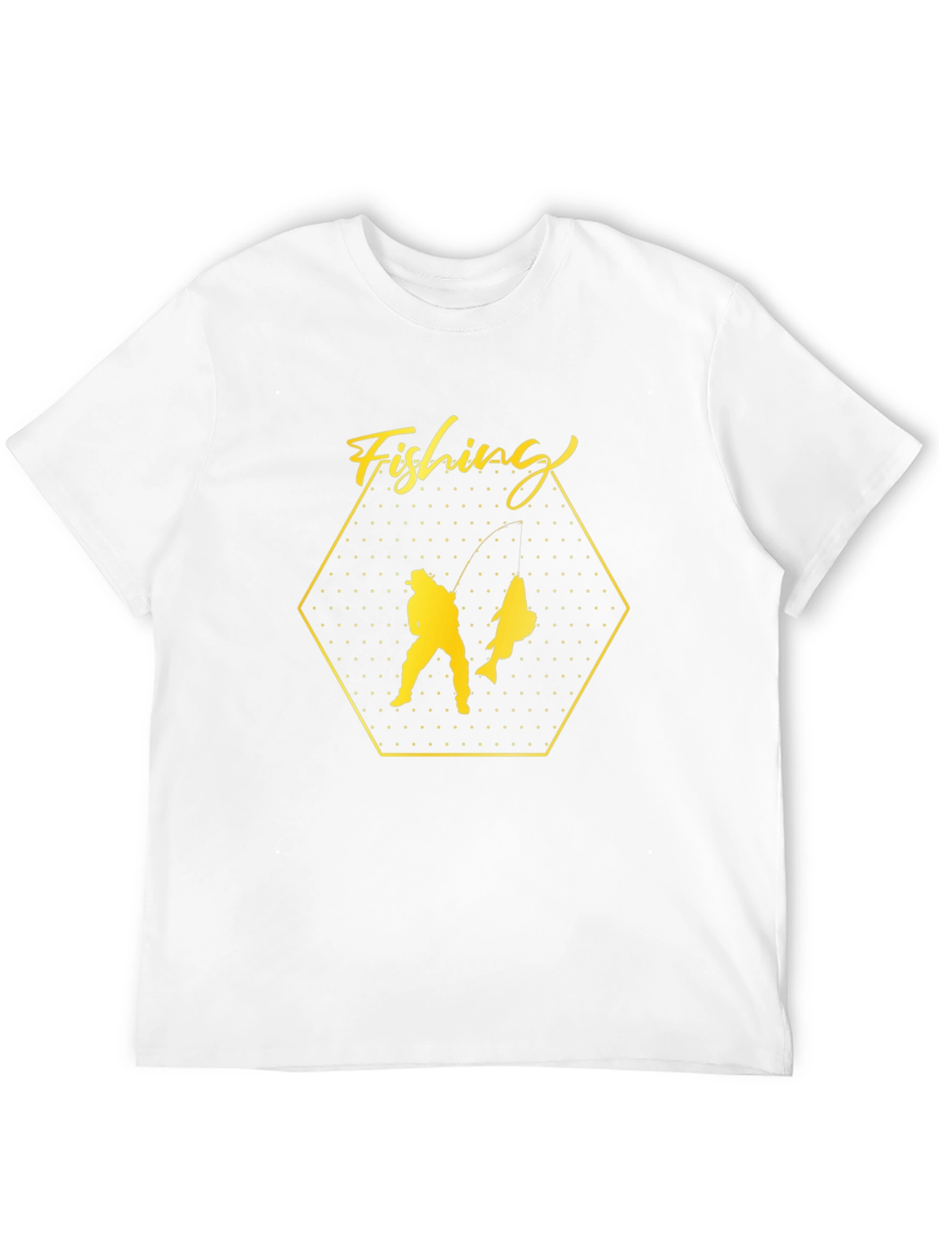 Fishing Graphic Black T-Shirt