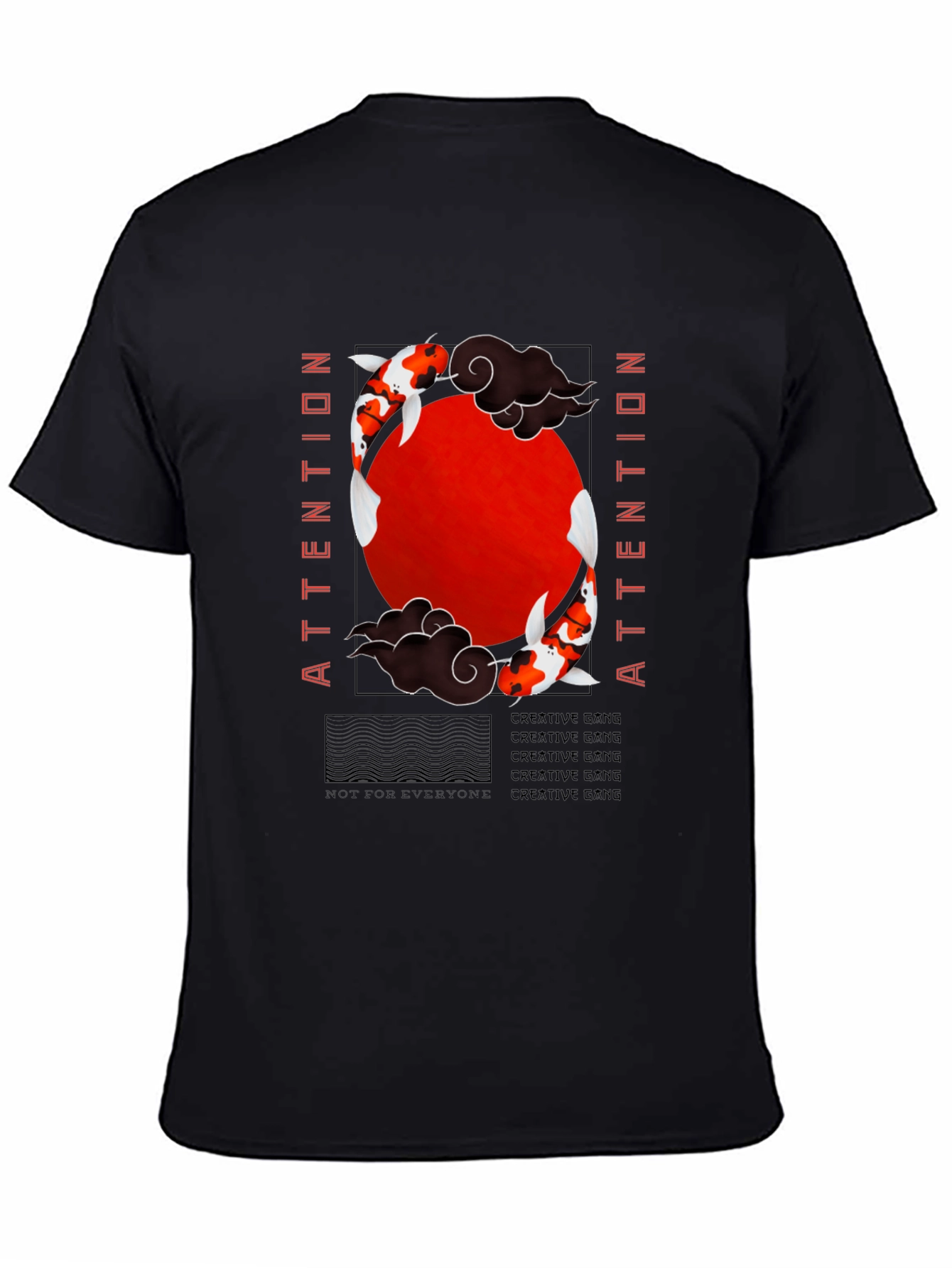 Koi Fish Graphic Tee - Attention Creative Gang