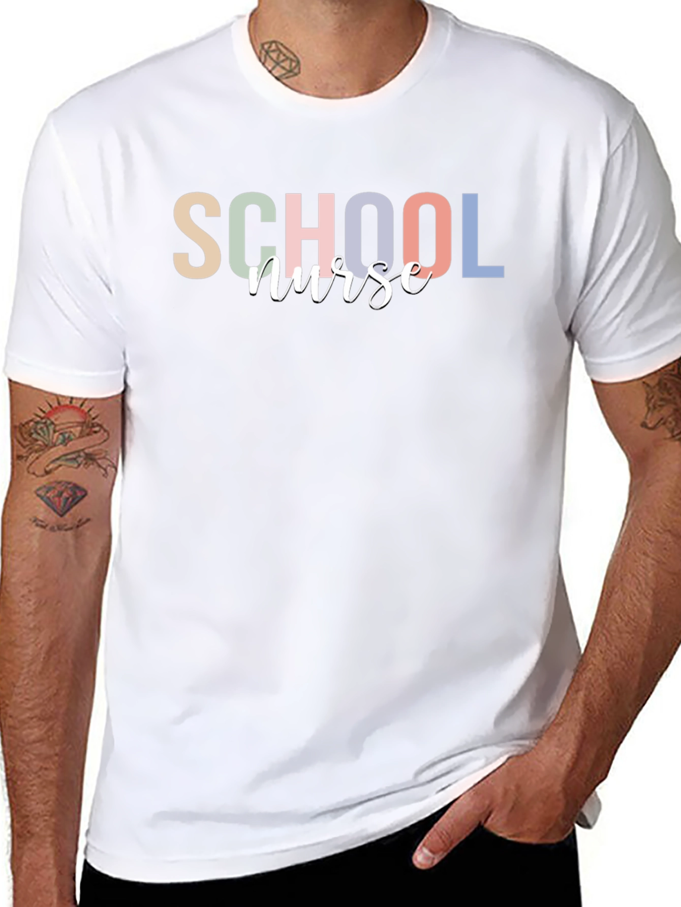 School Nurse Graphic T-Shirt