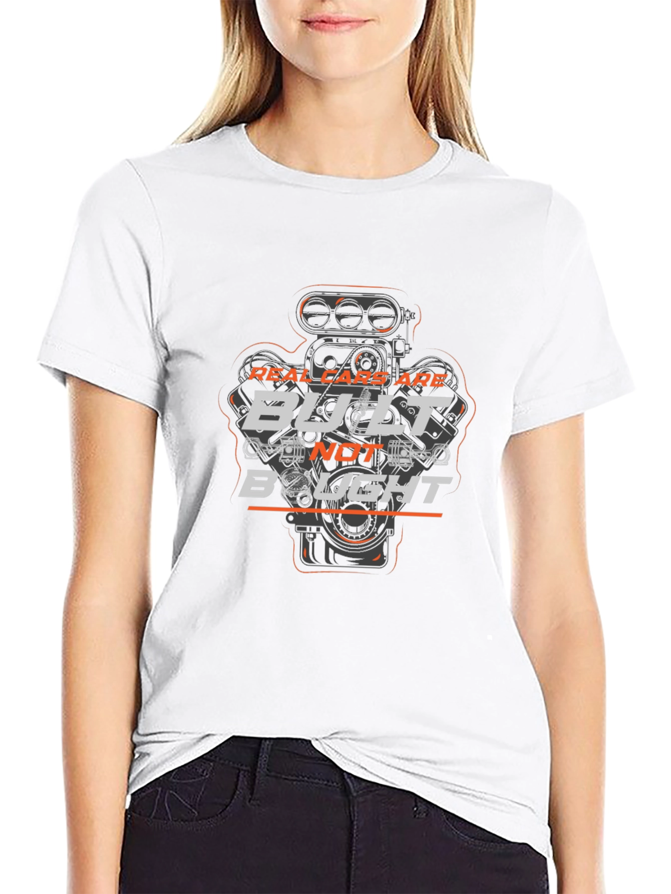 Real Cars Are Built Not Bought T-Shirt