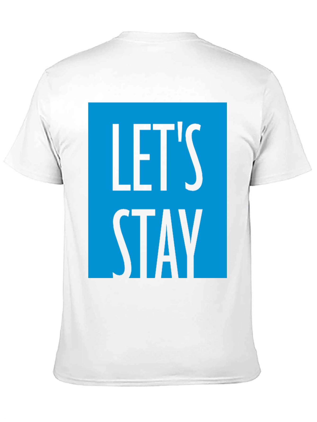Lets Stay Graphic T-Shirt - Black