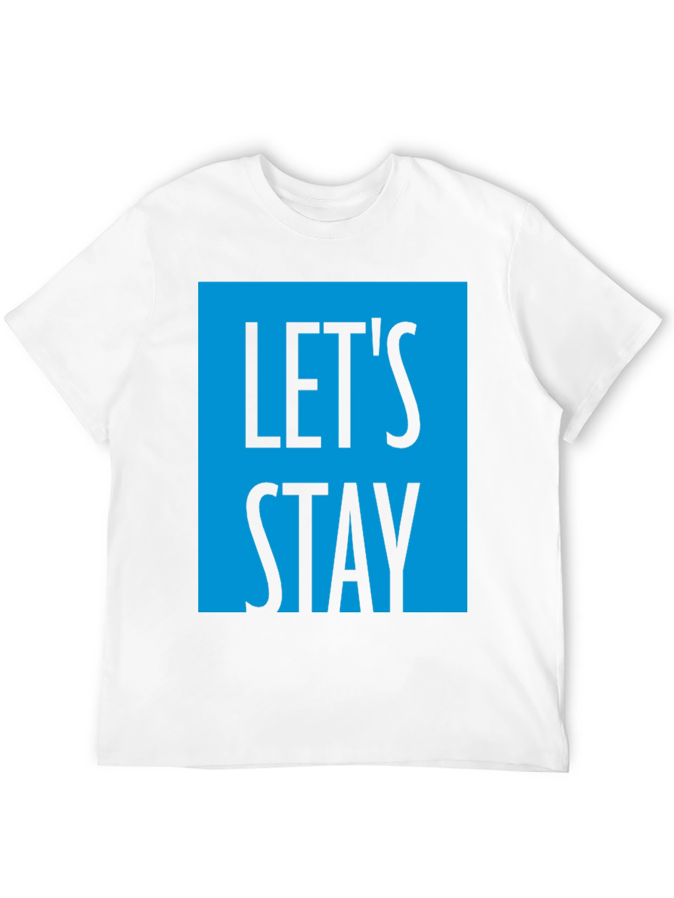 Lets Stay Graphic T-Shirt - Black