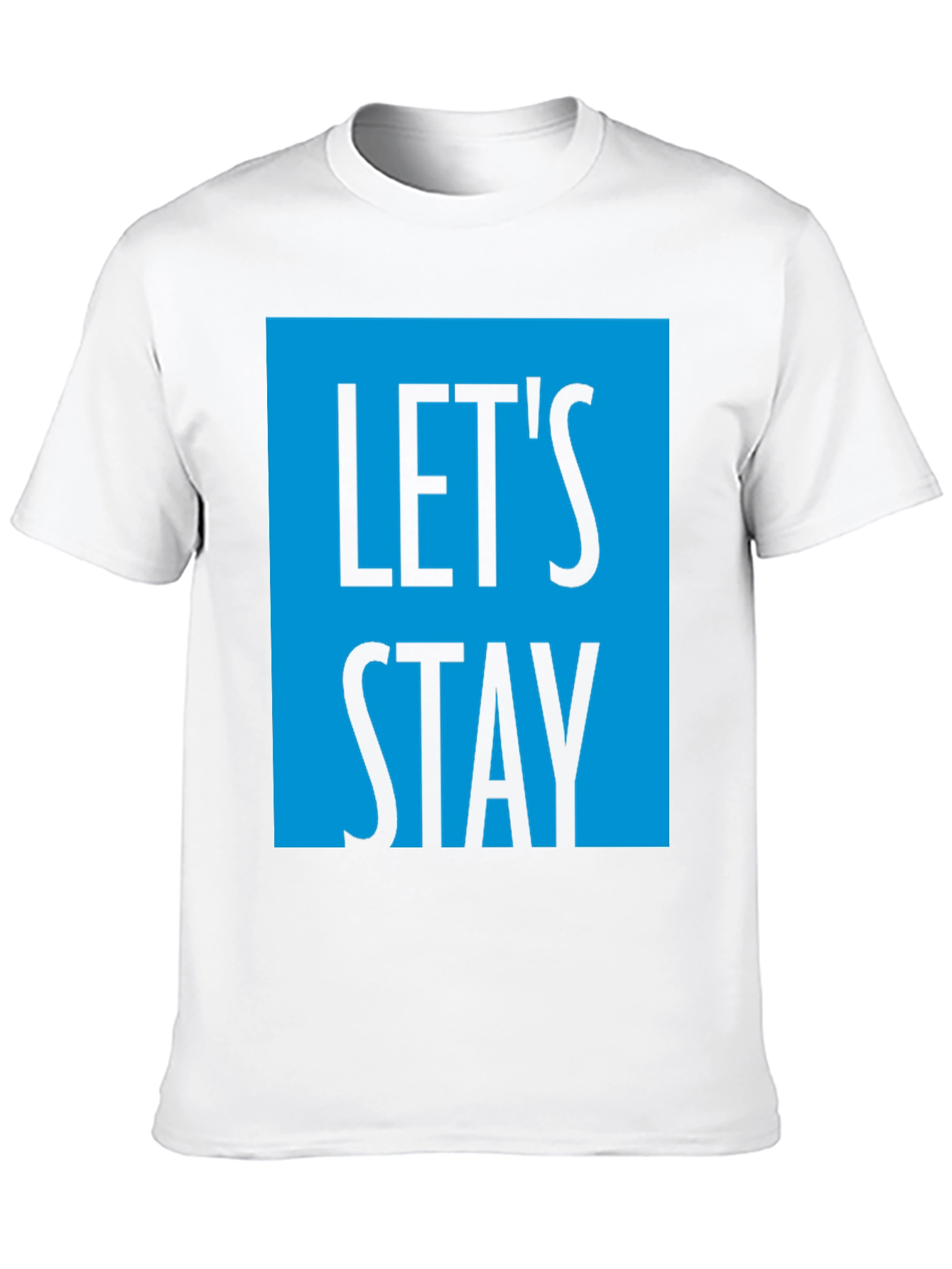 Lets Stay Graphic T-Shirt - Black