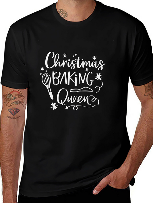 Christmas Baking Queen Graphic T-Shirt