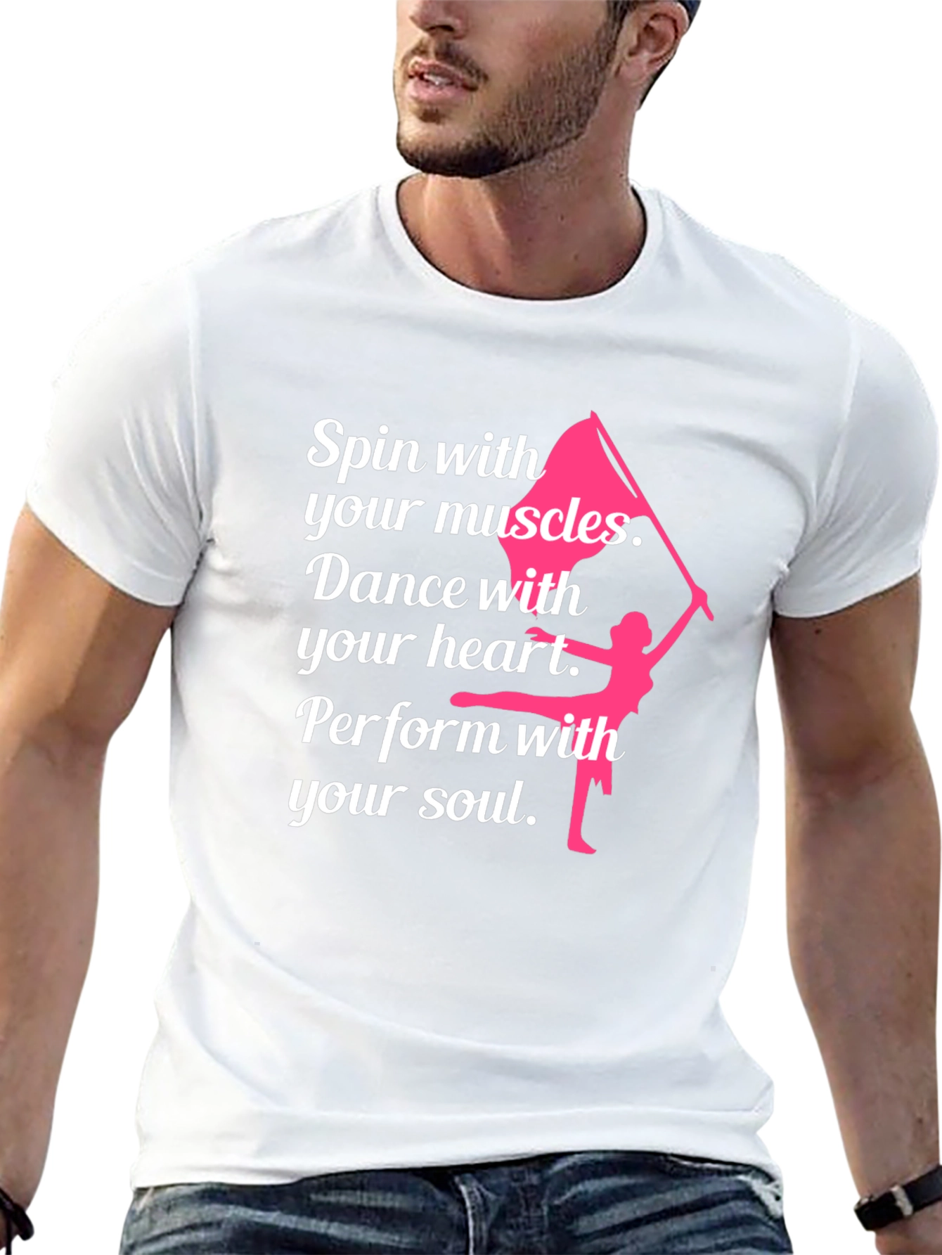 Spin with Your Muscles Graphic T-Shirt