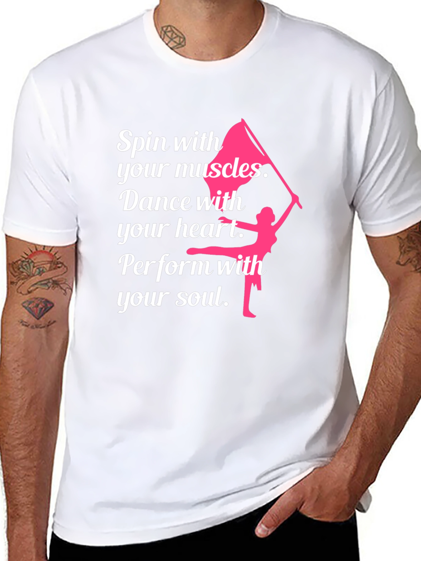 Spin with Your Muscles Graphic T-Shirt