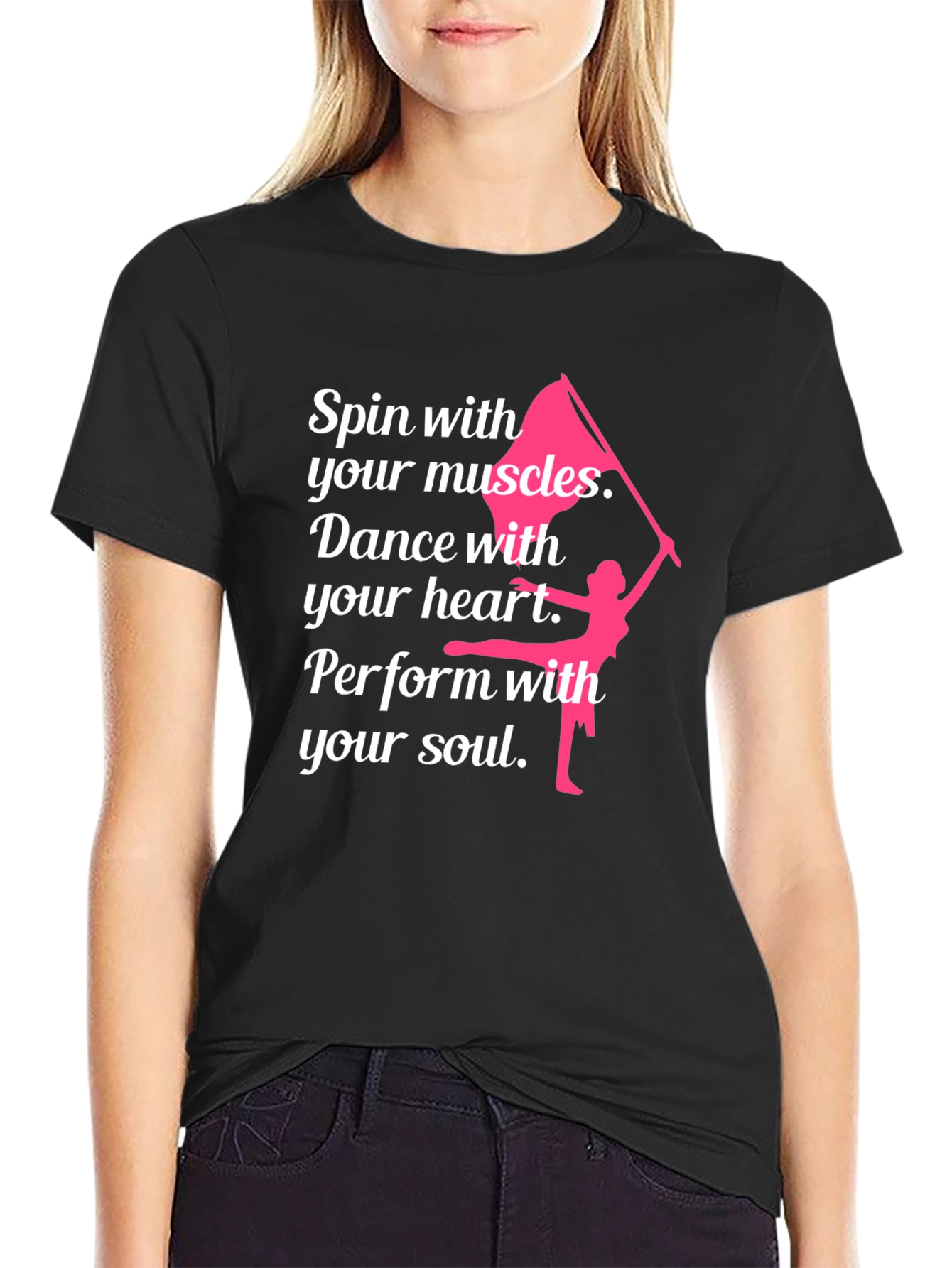 Spin with Your Muscles Graphic T-Shirt