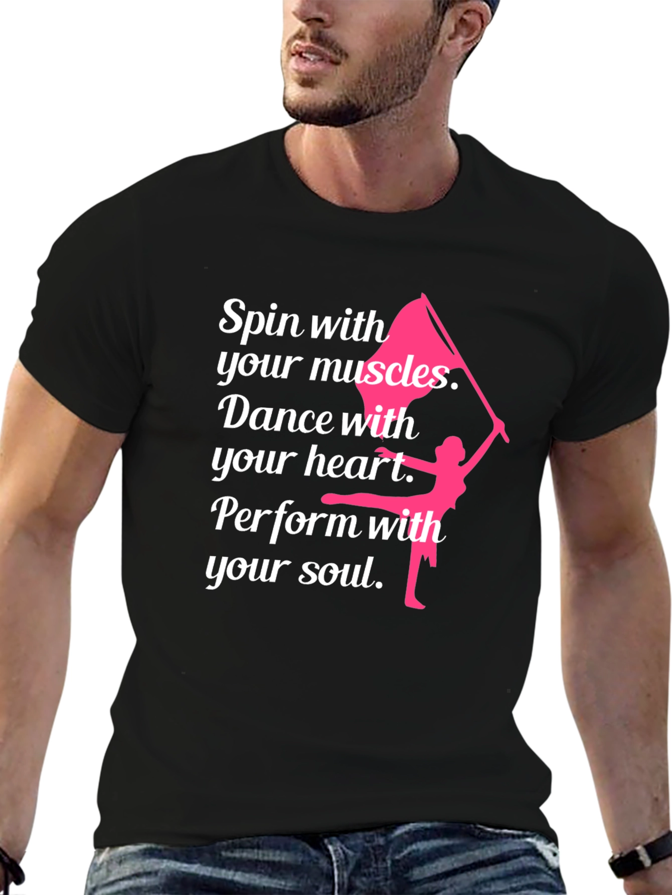 Spin with Your Muscles Graphic T-Shirt