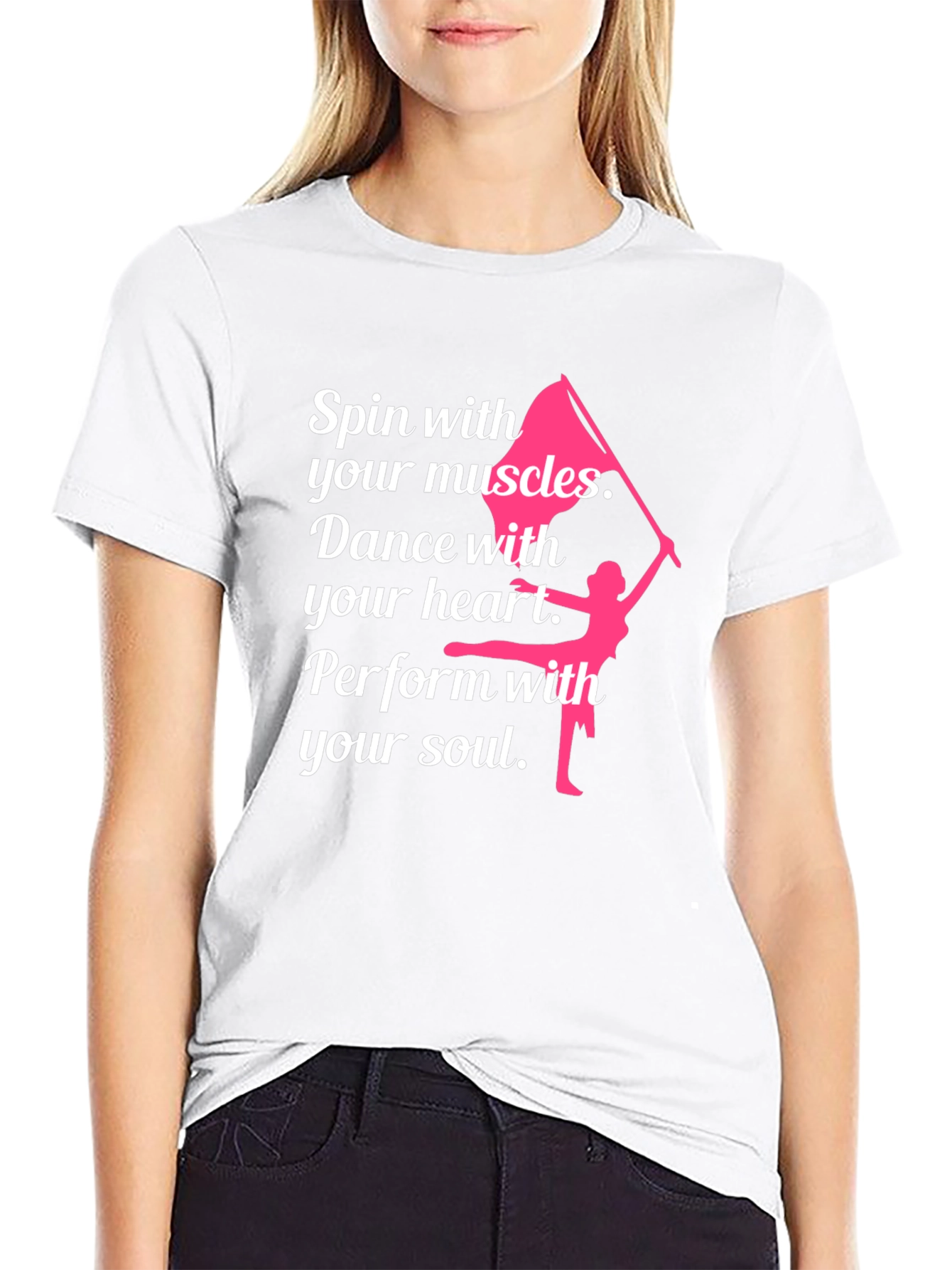 Spin with Your Muscles Graphic T-Shirt