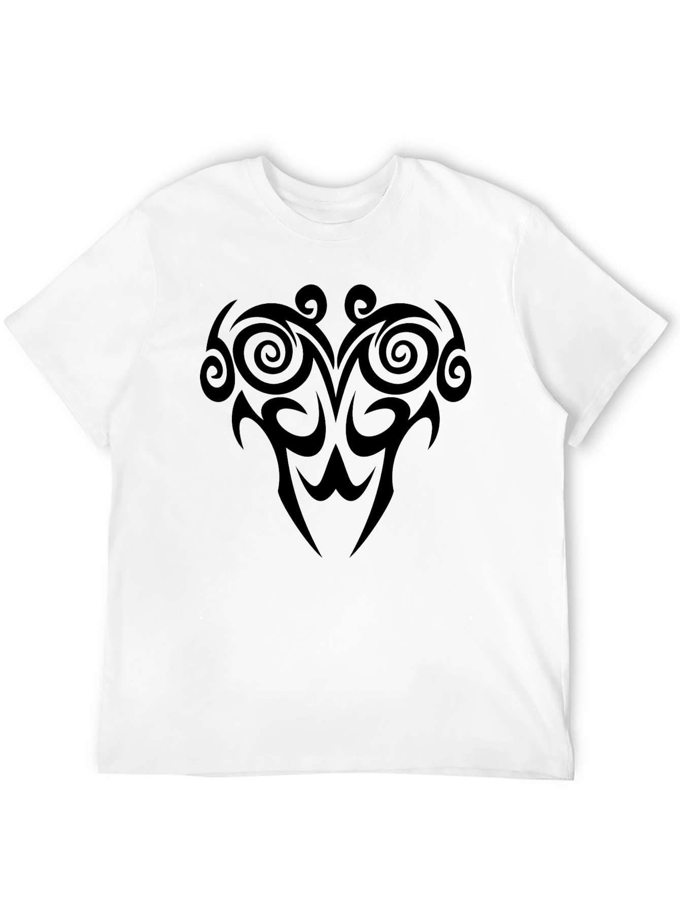 Tribal Tattoo Graphic Black T-Shirt