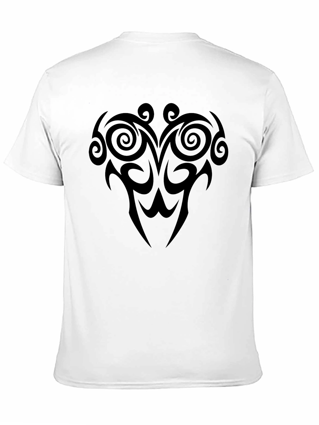 Tribal Tattoo Graphic Black T-Shirt