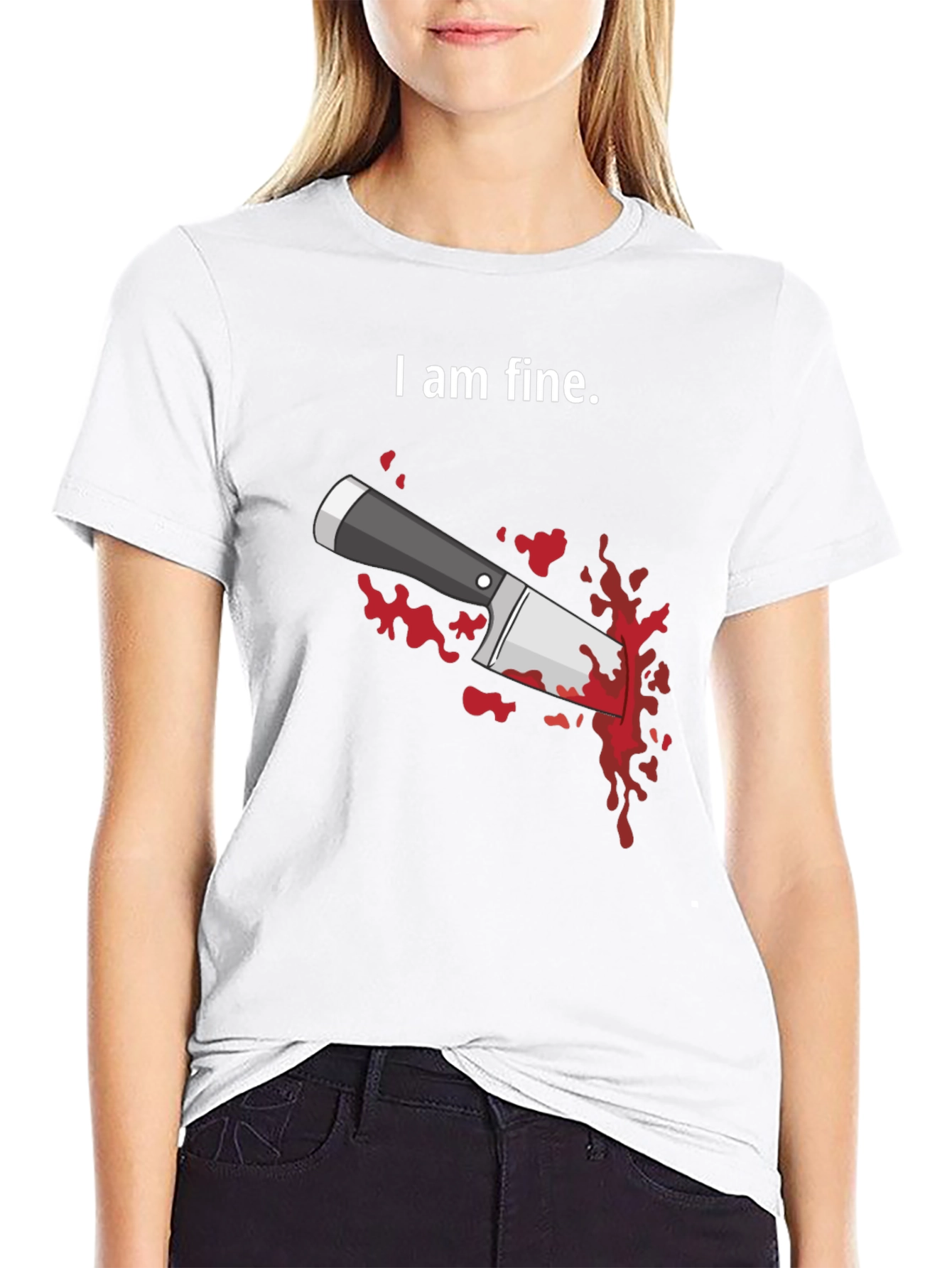 I Am Fine T-Shirt - Humorous Graphic Tee