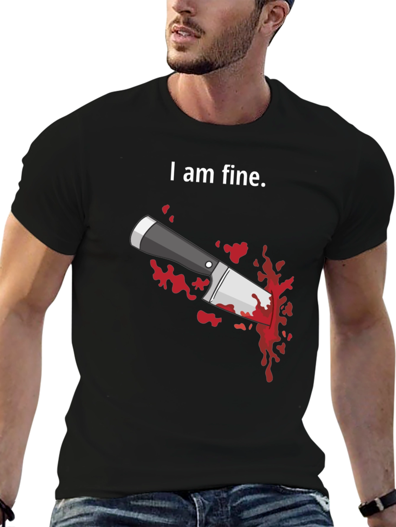 I Am Fine T-Shirt - Humorous Graphic Tee