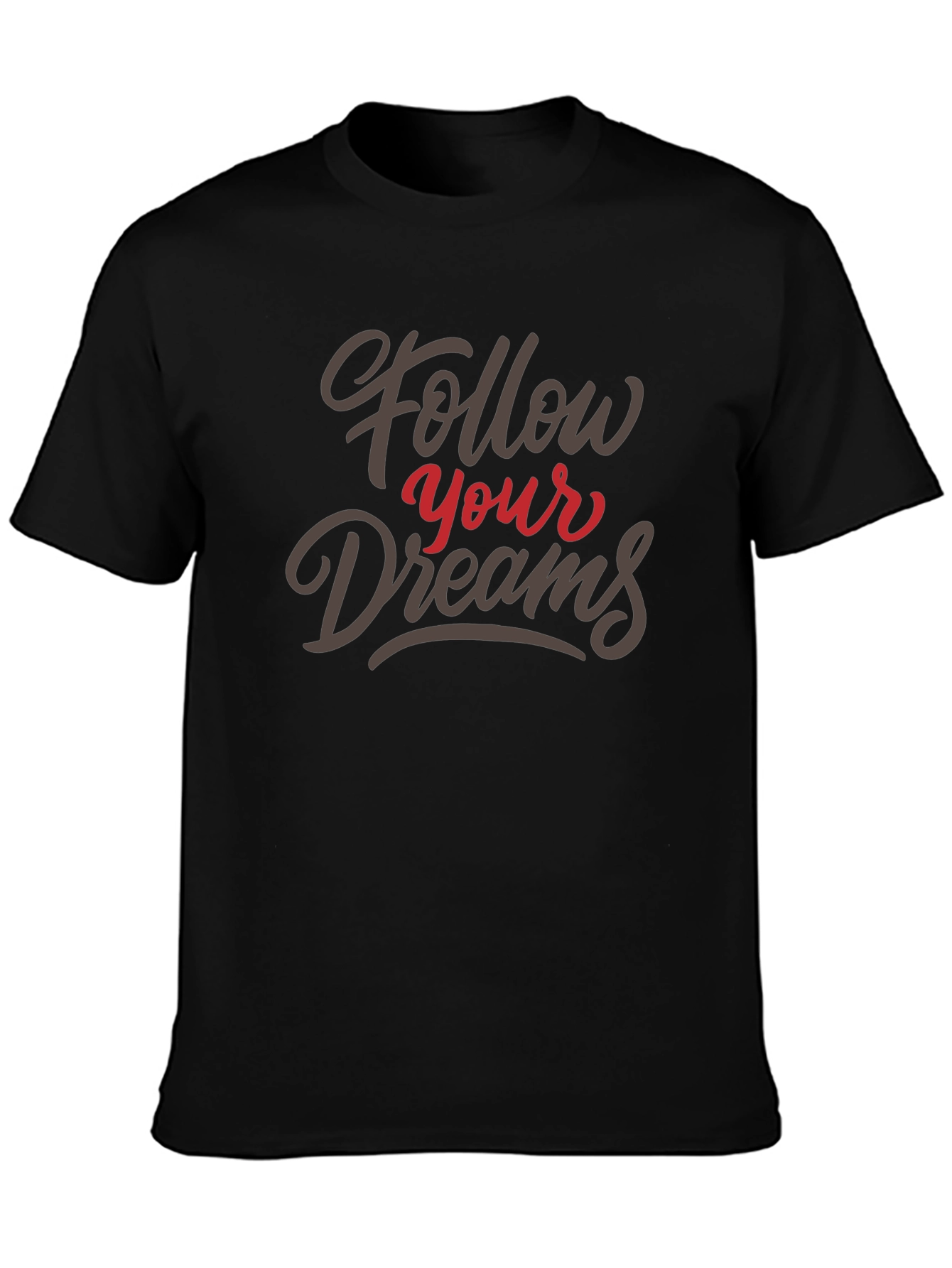 Follow Your Dreams Graphic Tee - Black
