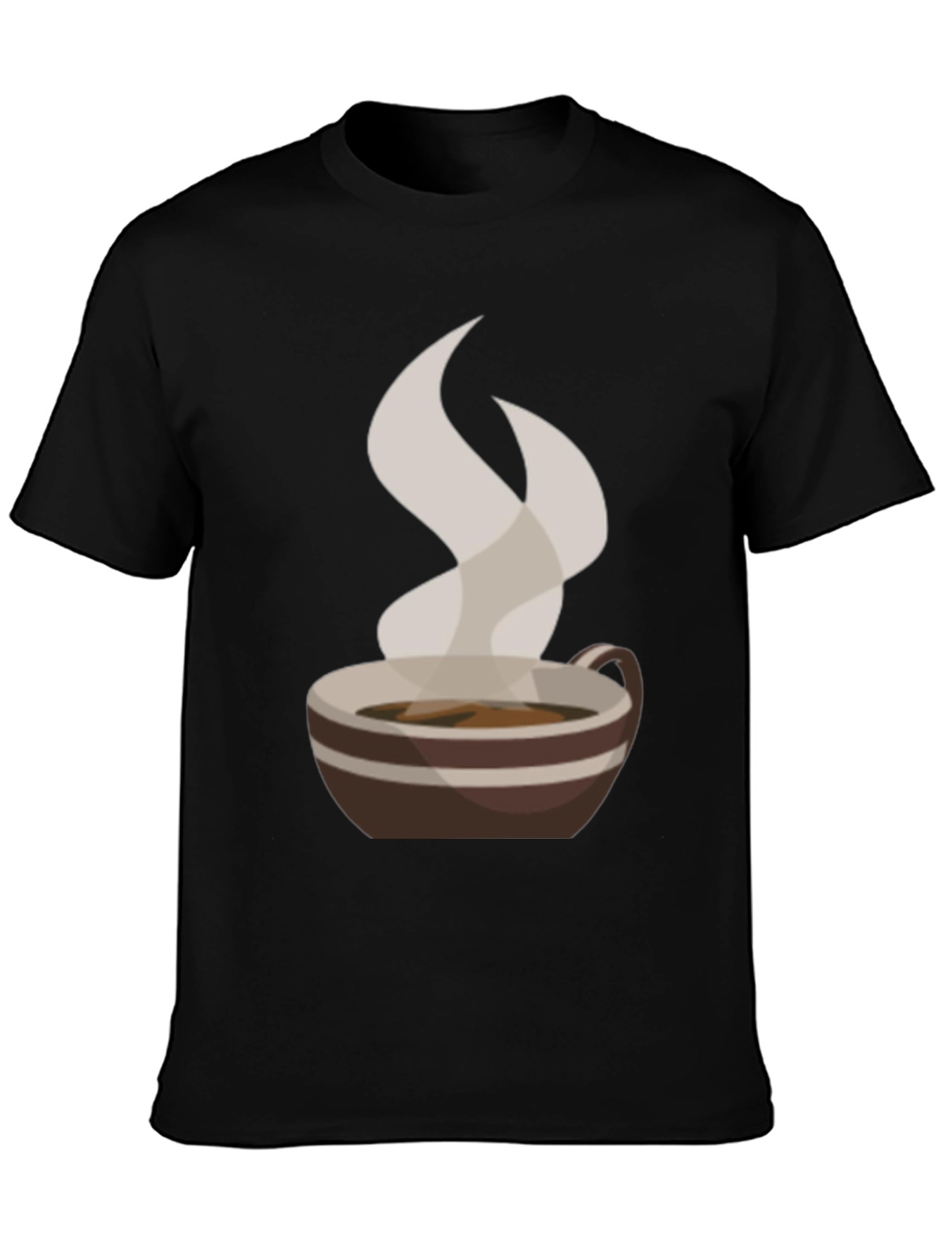 Coffee Cup Graphic Tee - Casual Style