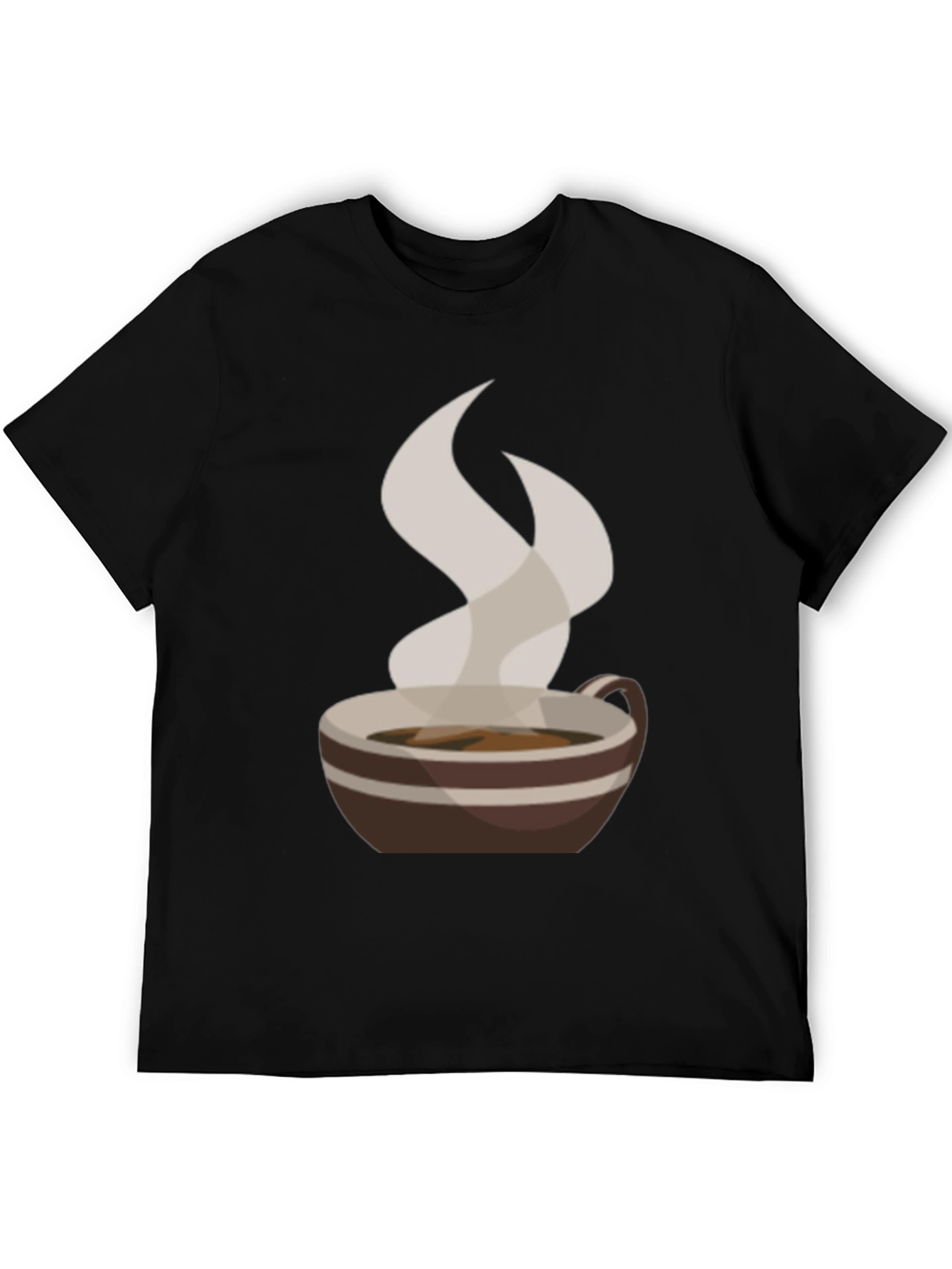 Coffee Cup Graphic Tee - Casual Style