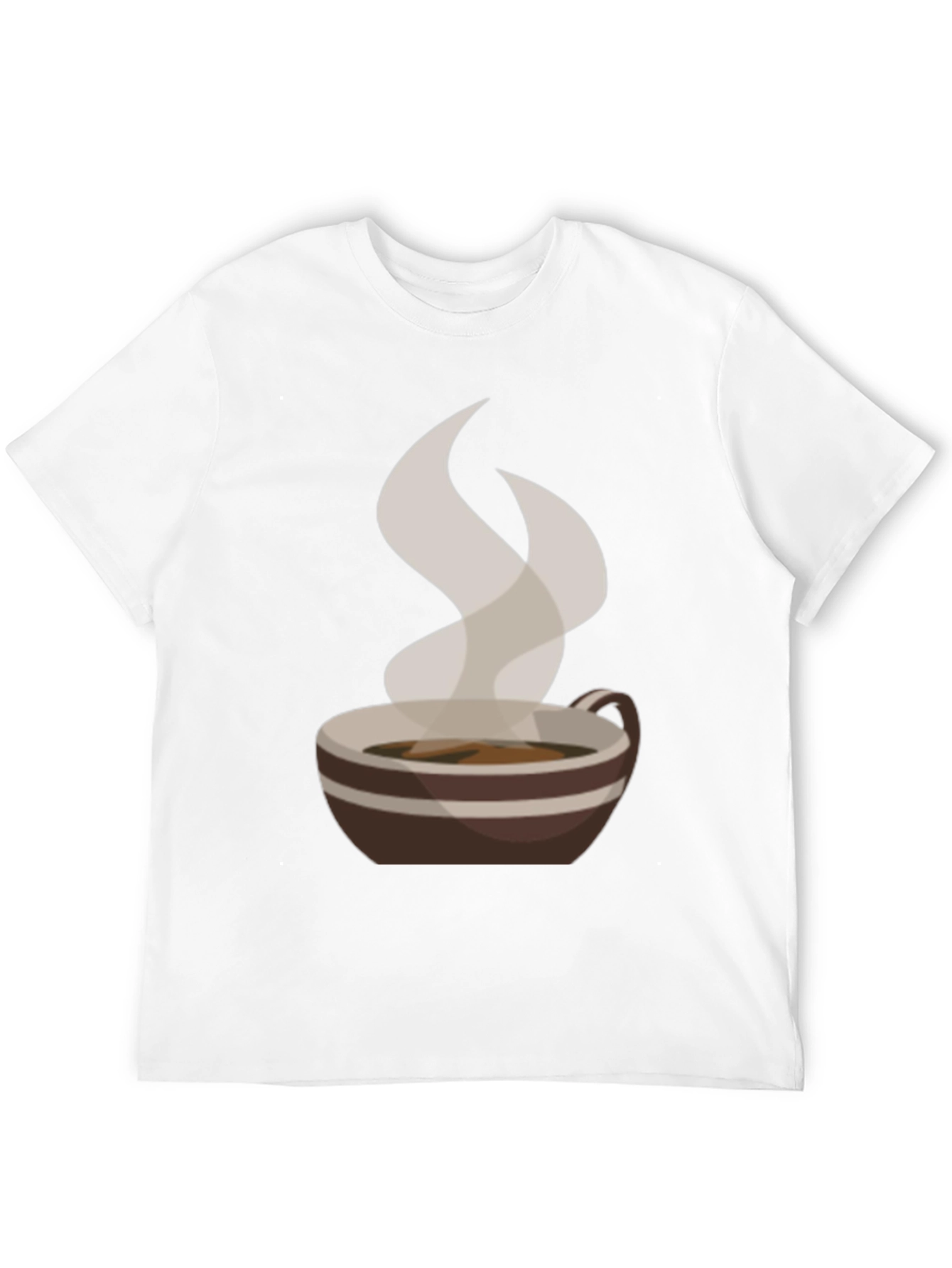 Coffee Cup Graphic Tee - Casual Style