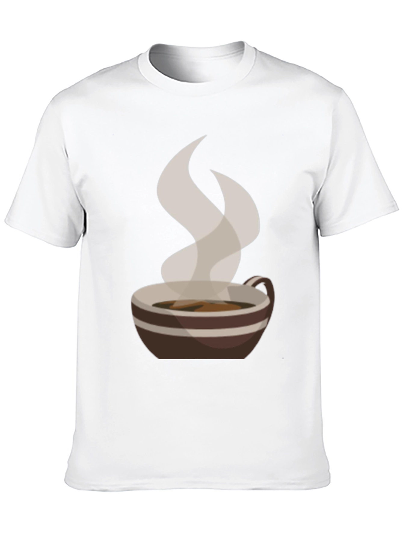 Coffee Cup Graphic Tee - Casual Style