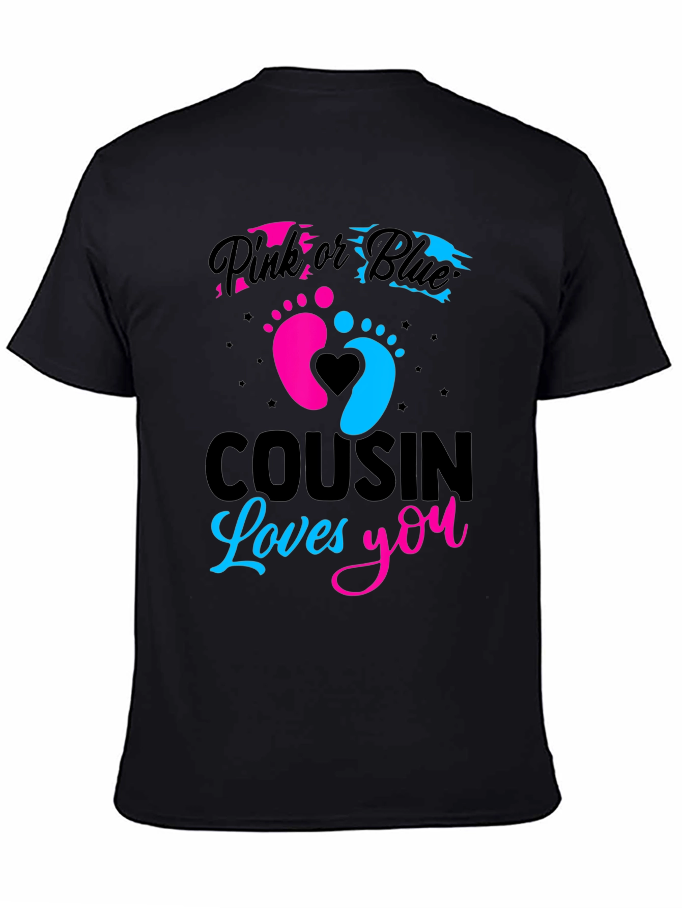 Pink or Blue Cousin Loves You T-Shirt