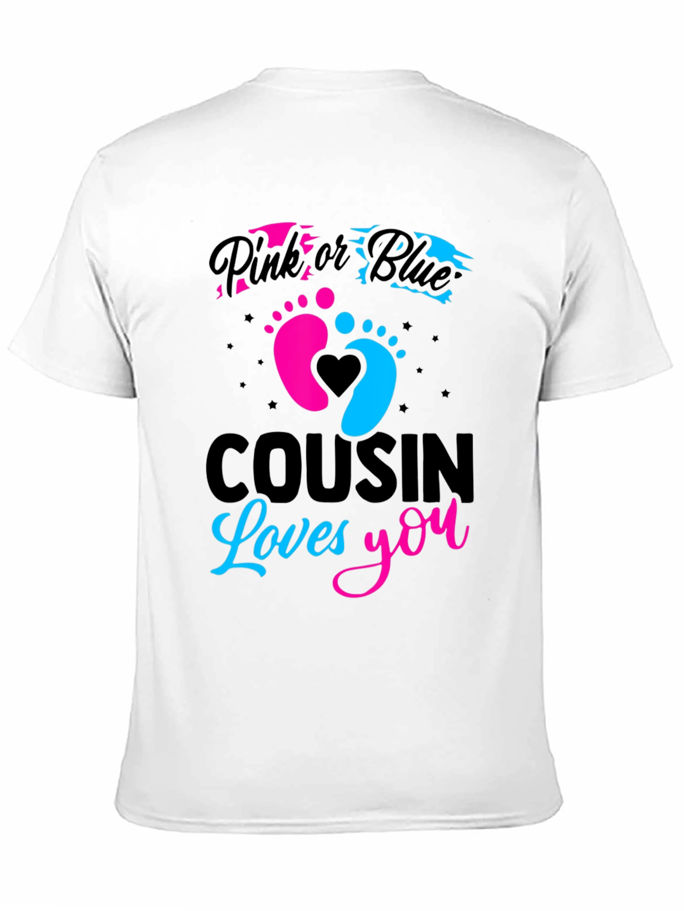 Pink or Blue Cousin Loves You T-Shirt