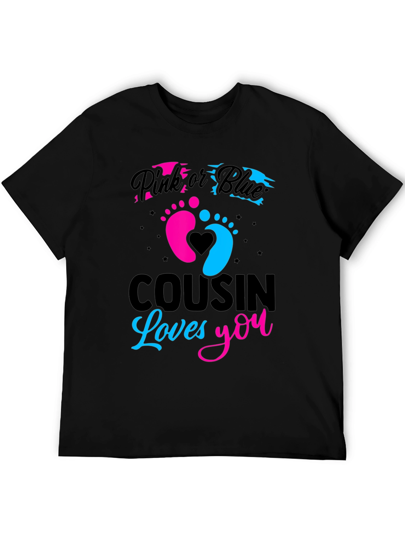 Pink or Blue Cousin Loves You T-Shirt