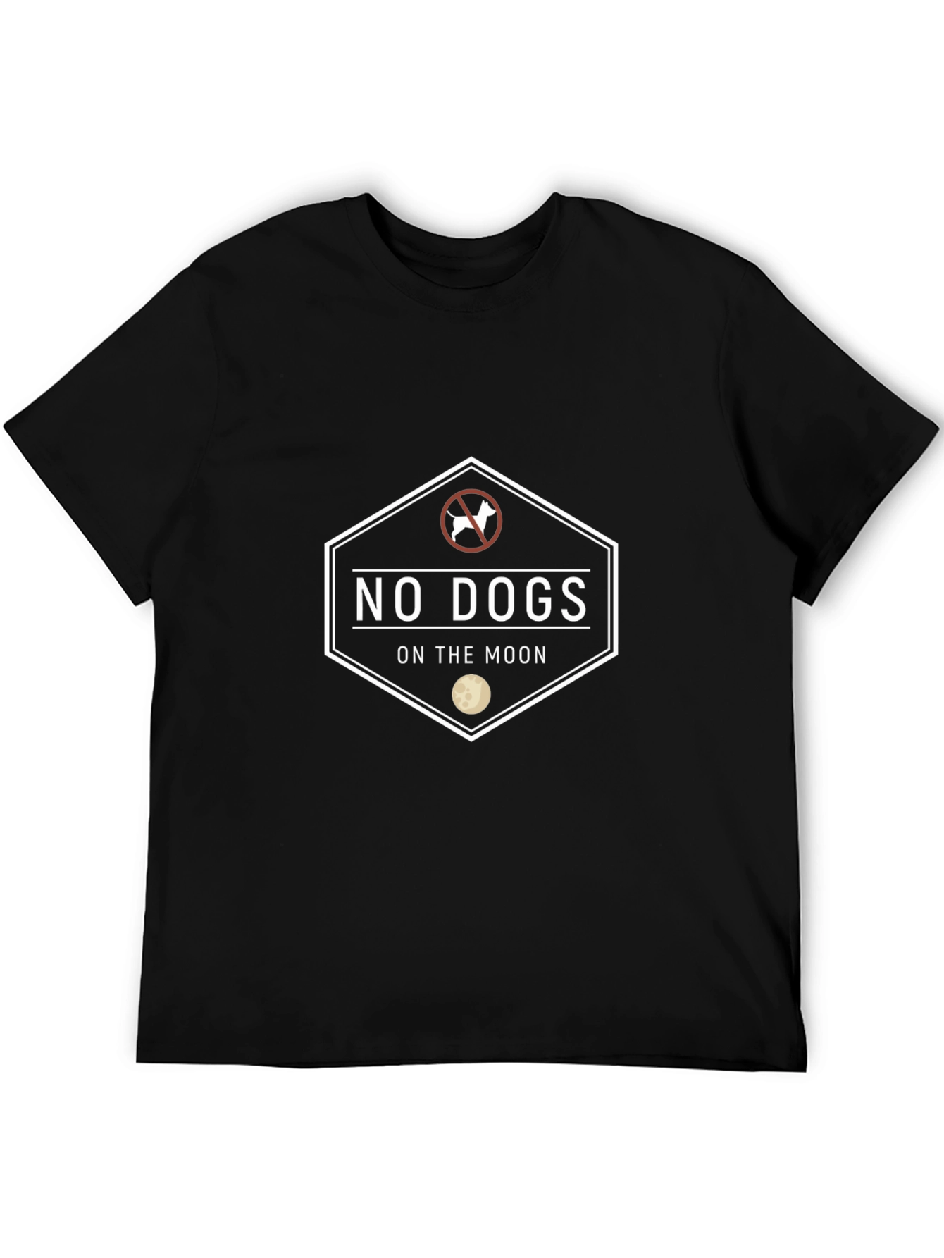 No Dogs on the Moon Graphic T-Shirt