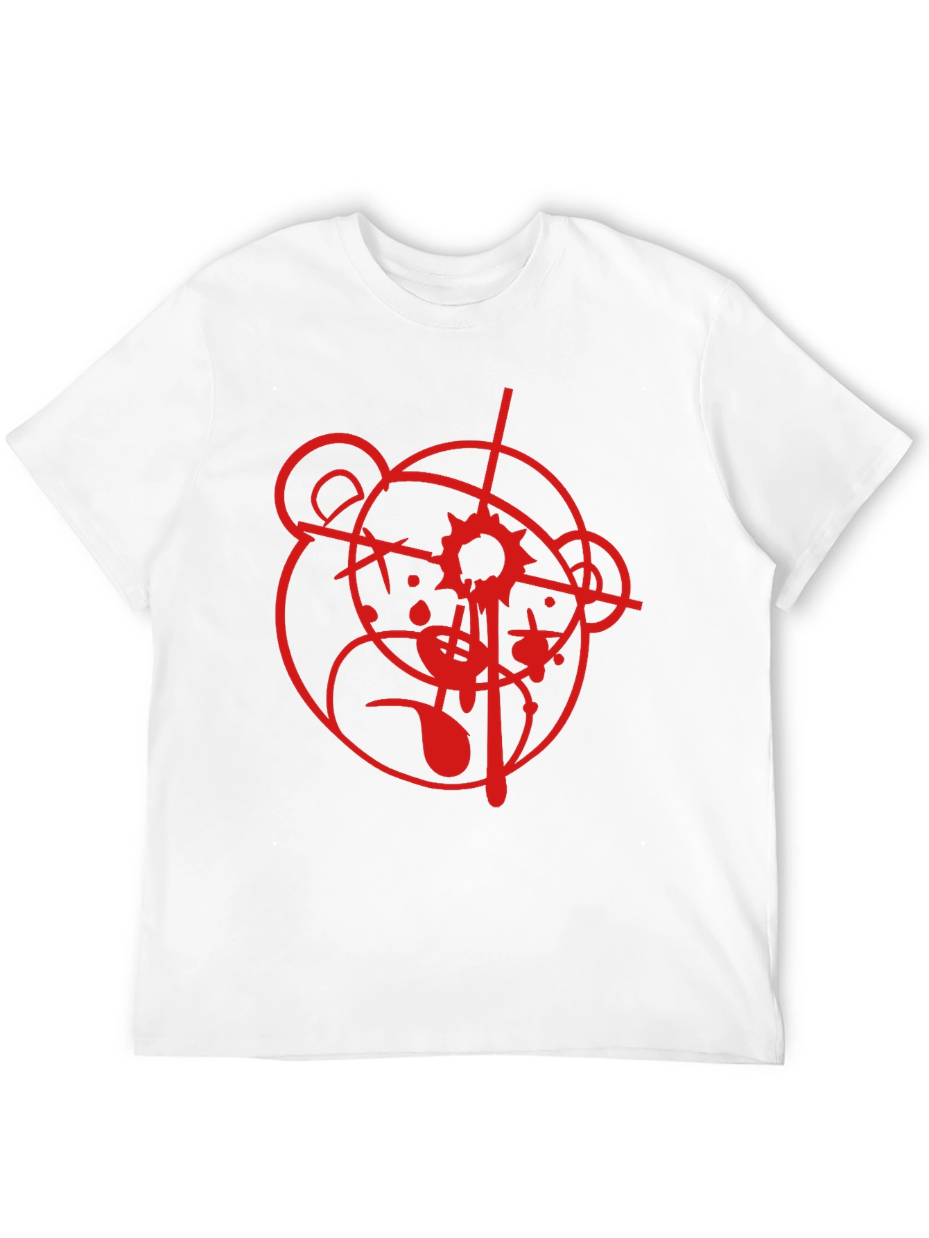 Graphic Bear Target Black T-Shirt