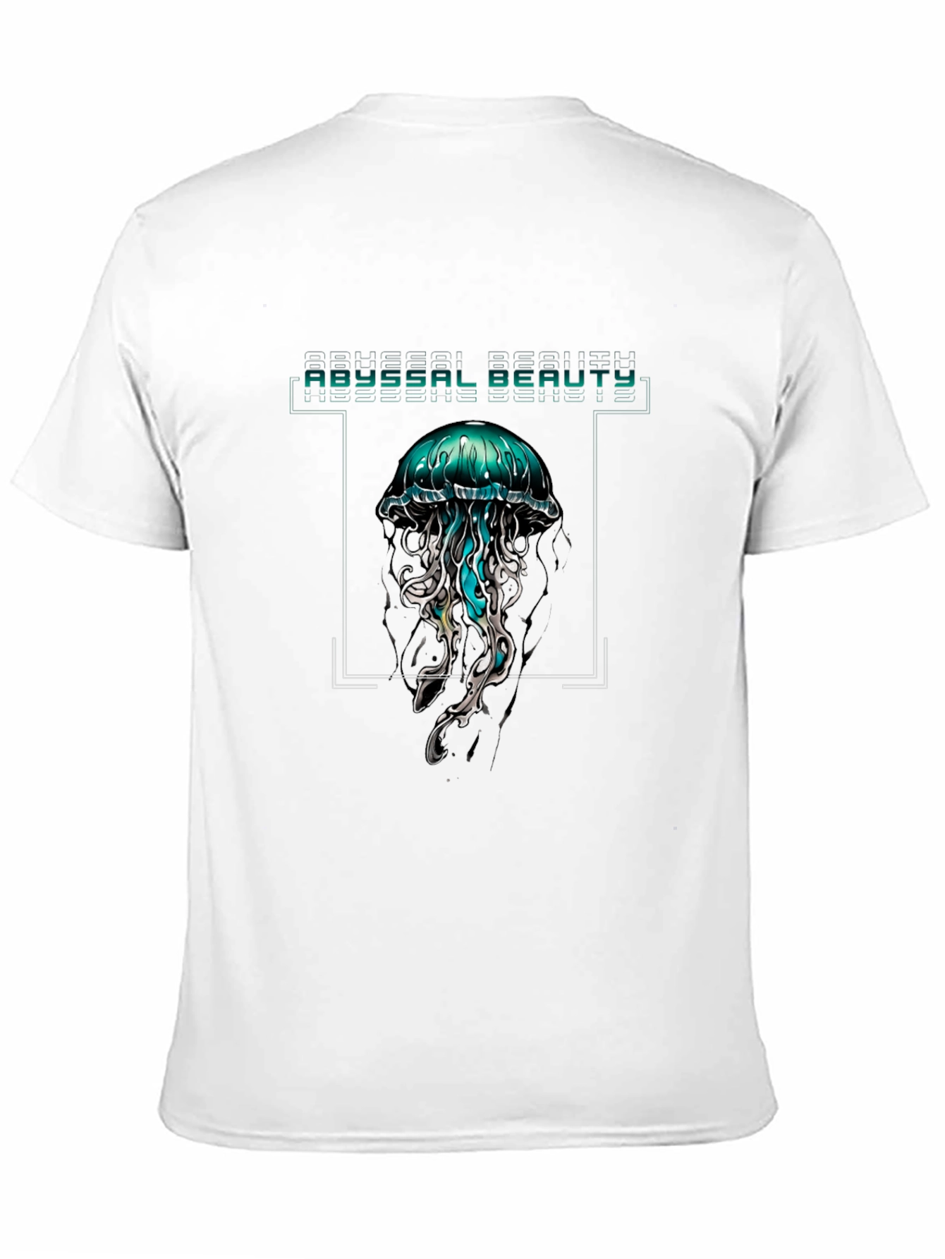 Abyssal Beauty Jellyfish Graphic Tee - Black
