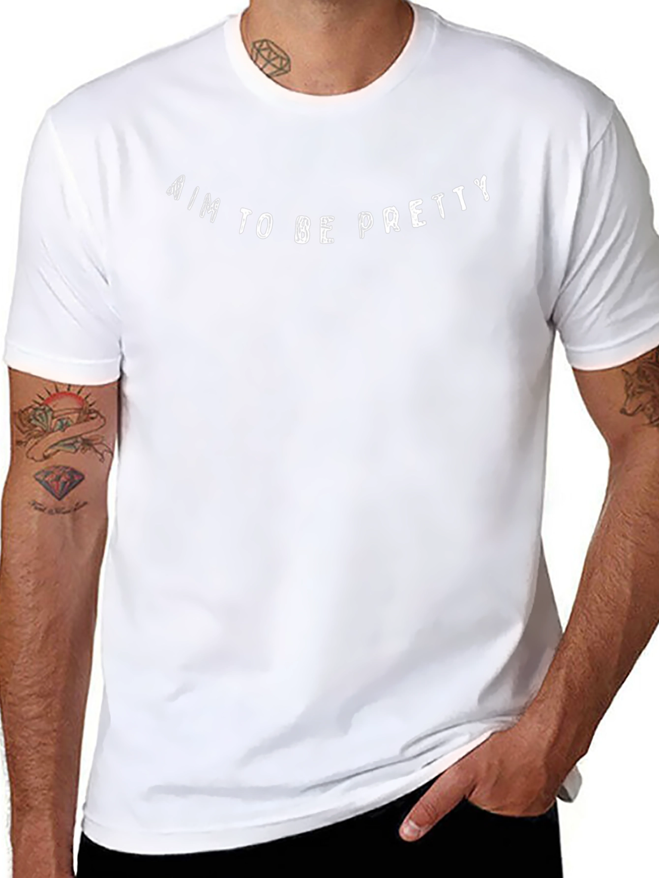 Aim to Be Pretty Black T-Shirt