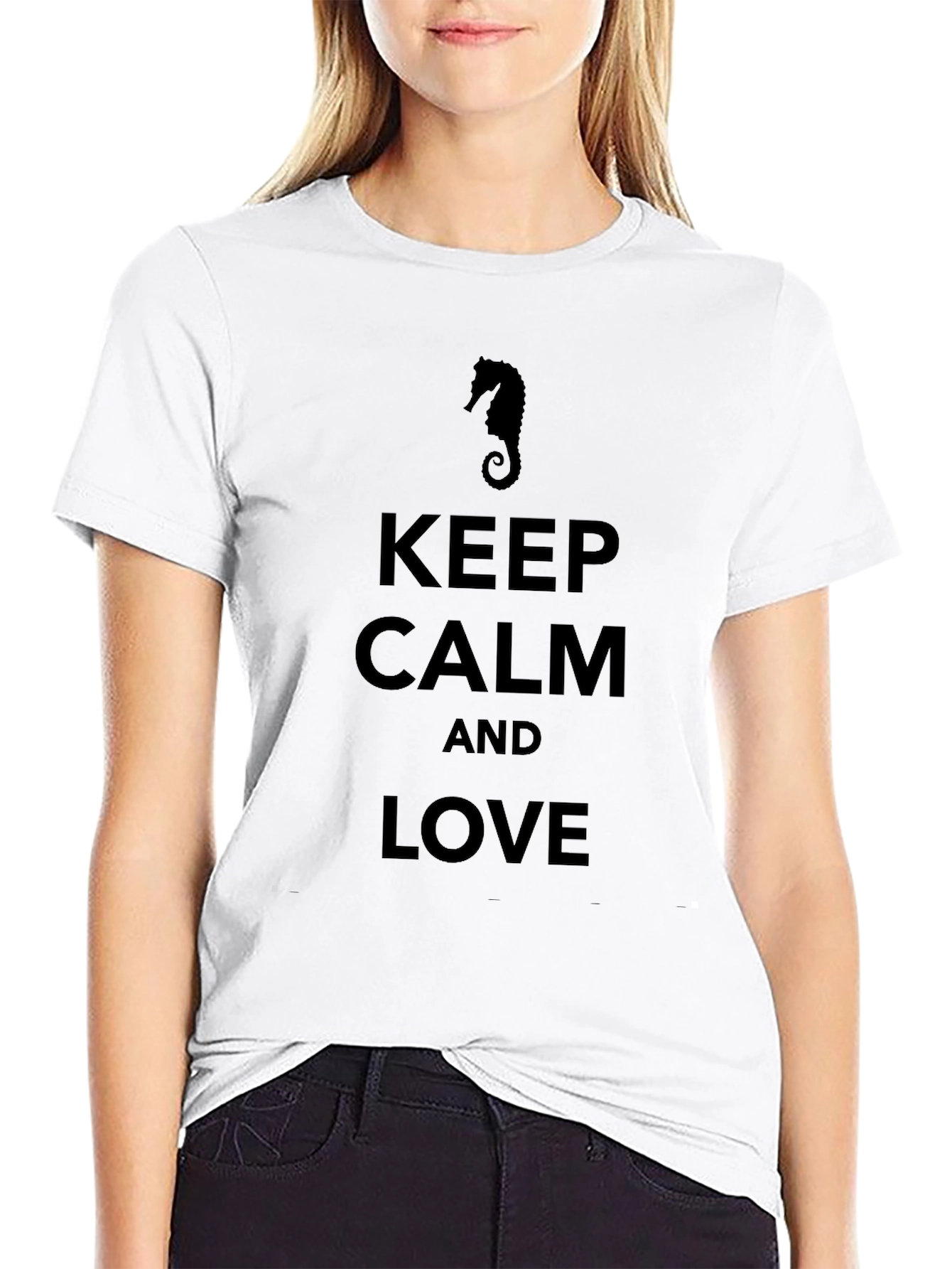 Keep Calm and Love Seahorse T-Shirt