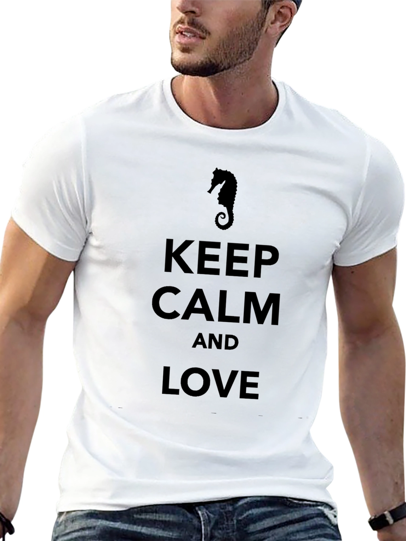 Keep Calm and Love Seahorse T-Shirt