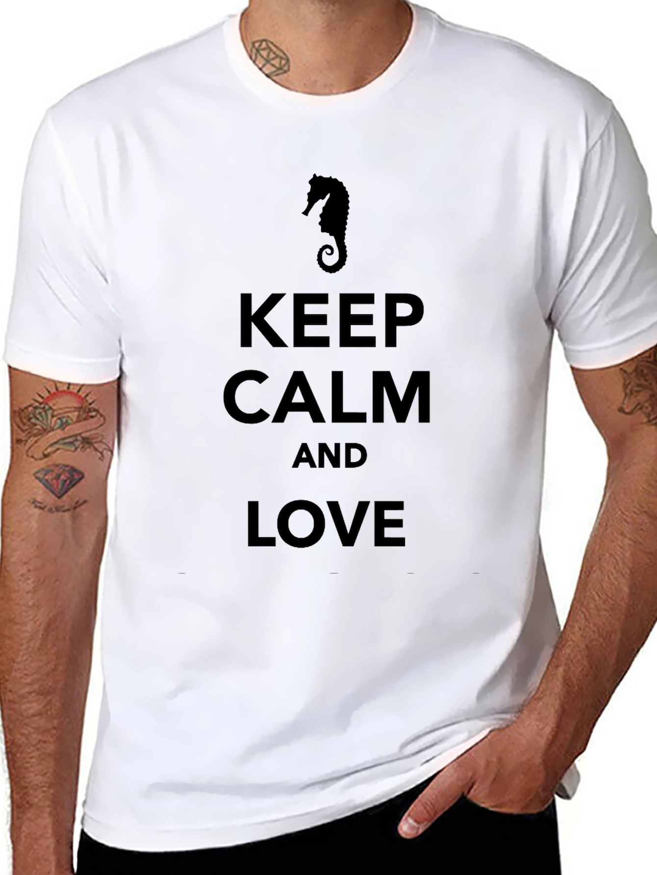 Keep Calm and Love Seahorse T-Shirt