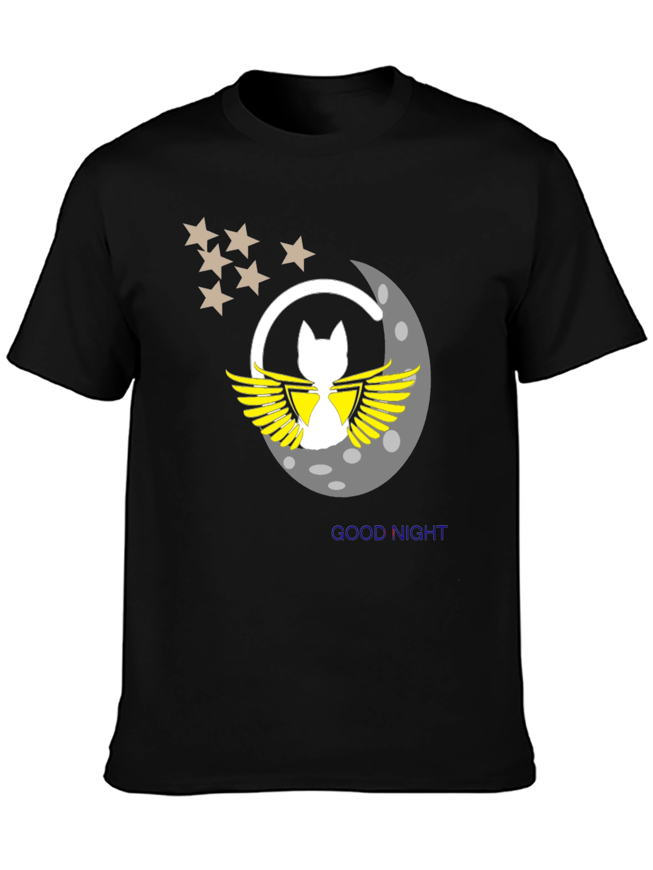 Good Night Moon Cat Graphic Tee