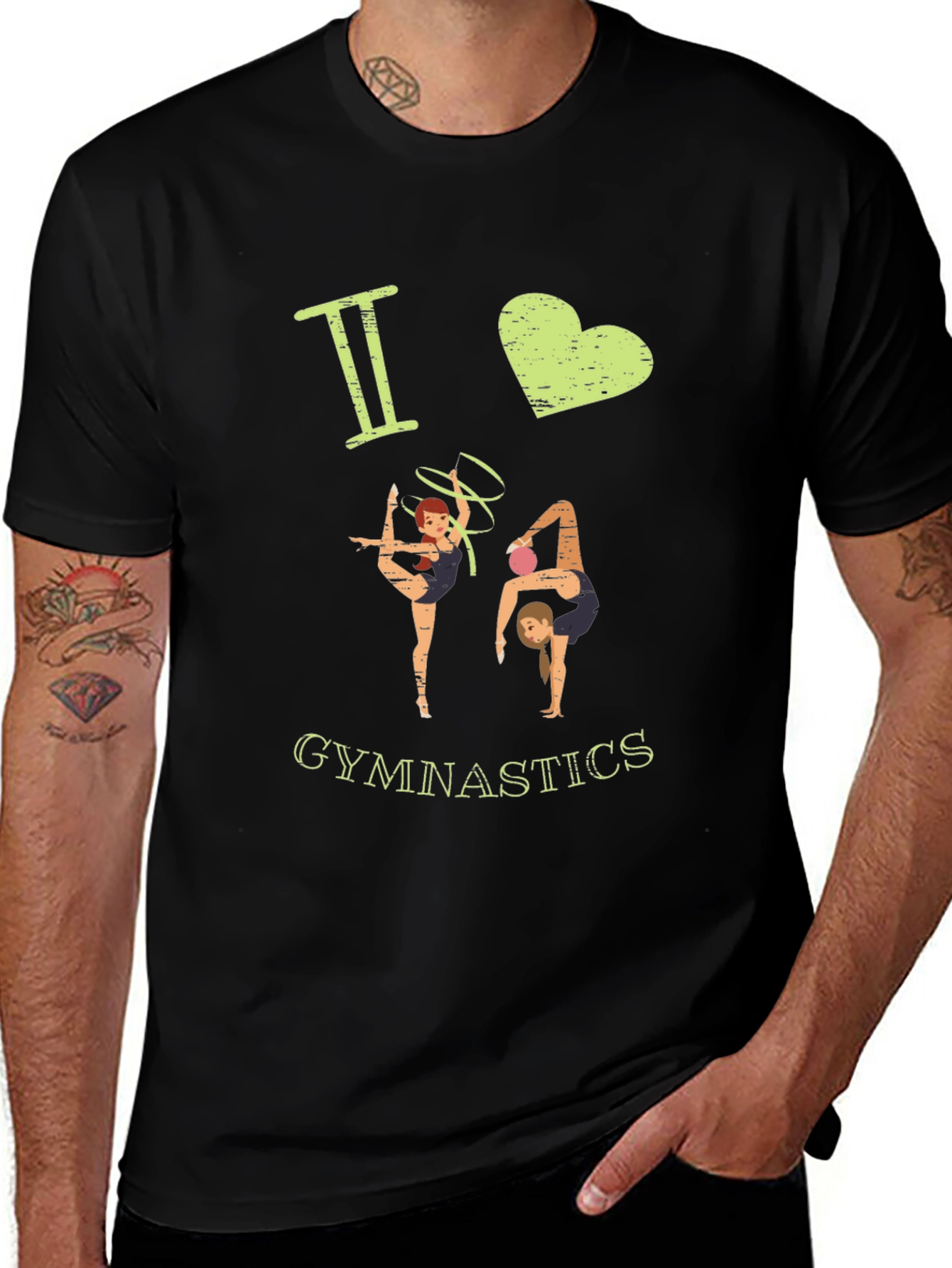 I Love Gymnastics T-Shirt - Stylish & Comfortable