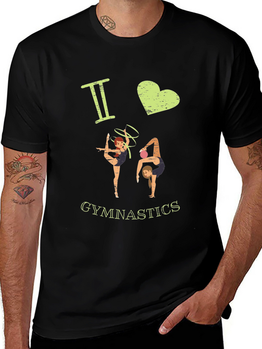 I Love Gymnastics T-Shirt - Stylish & Comfortable