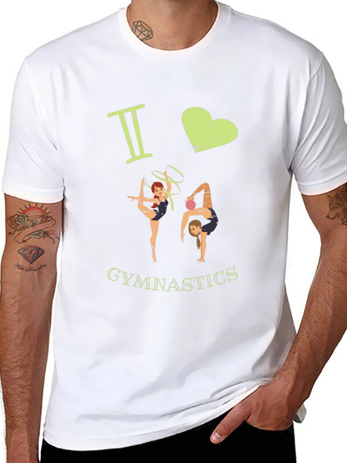 I Love Gymnastics T-Shirt - Stylish & Comfortable