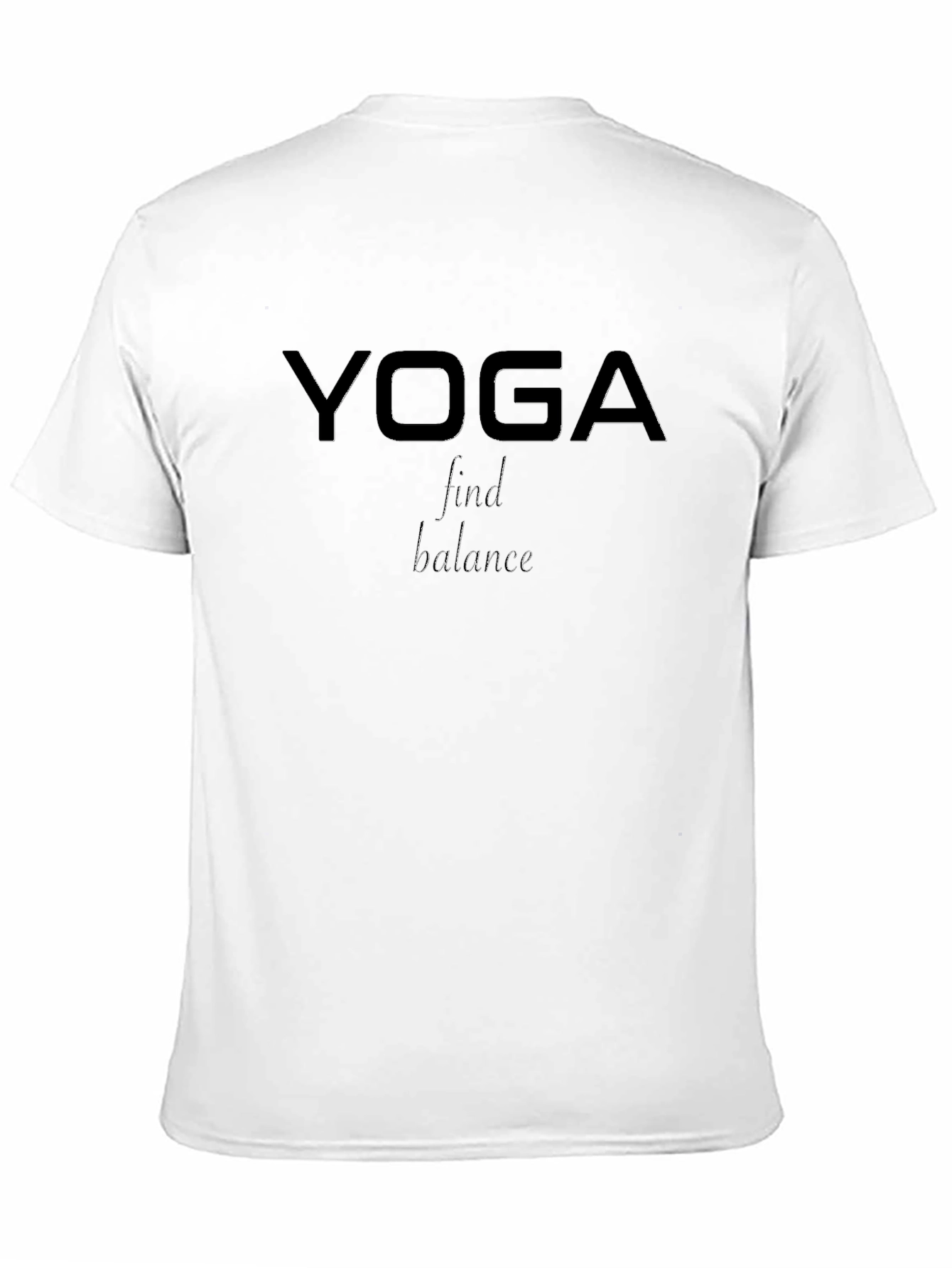 Yoga Find Balance Graphic Tee - Black T-Shirt