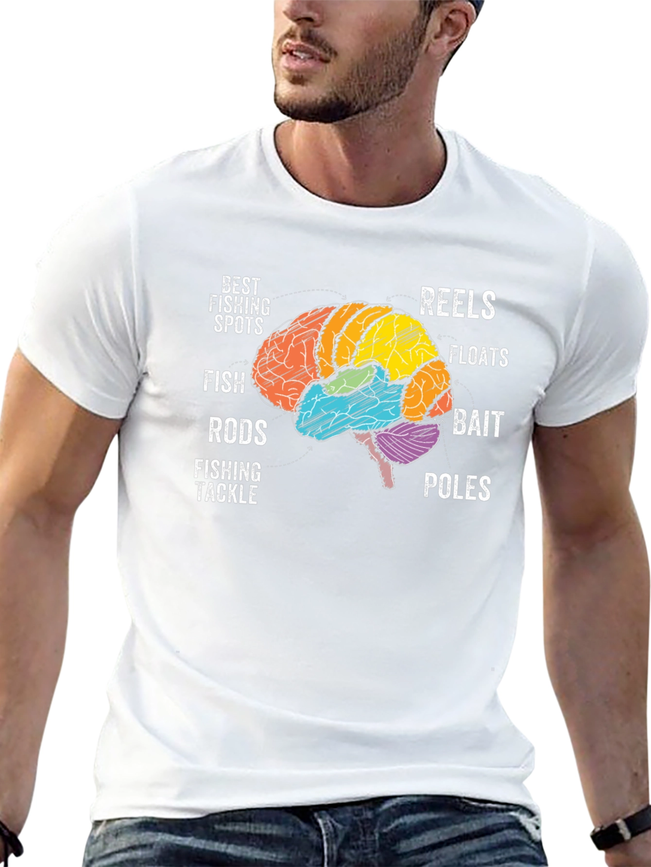 Fishing Brain T-Shirt - Anglers Mindset Tee