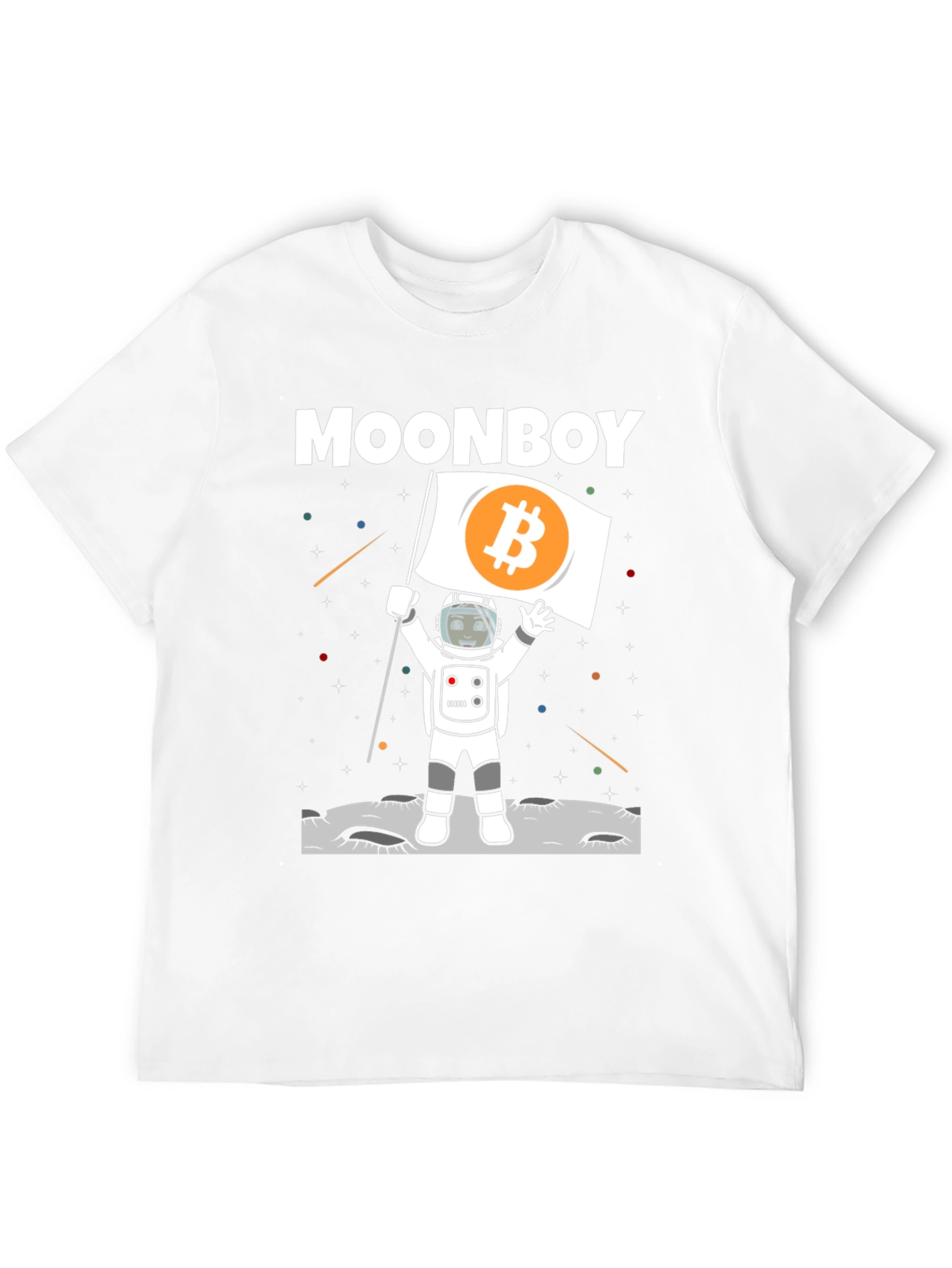 Moonboy Bitcoin Astronaut T-Shirt - Crypto Tee