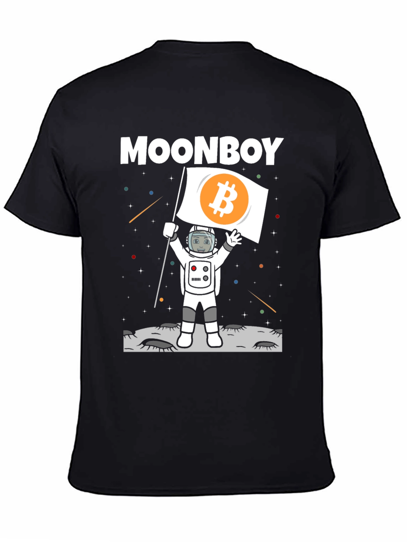 Moonboy Bitcoin Astronaut T-Shirt - Crypto Tee
