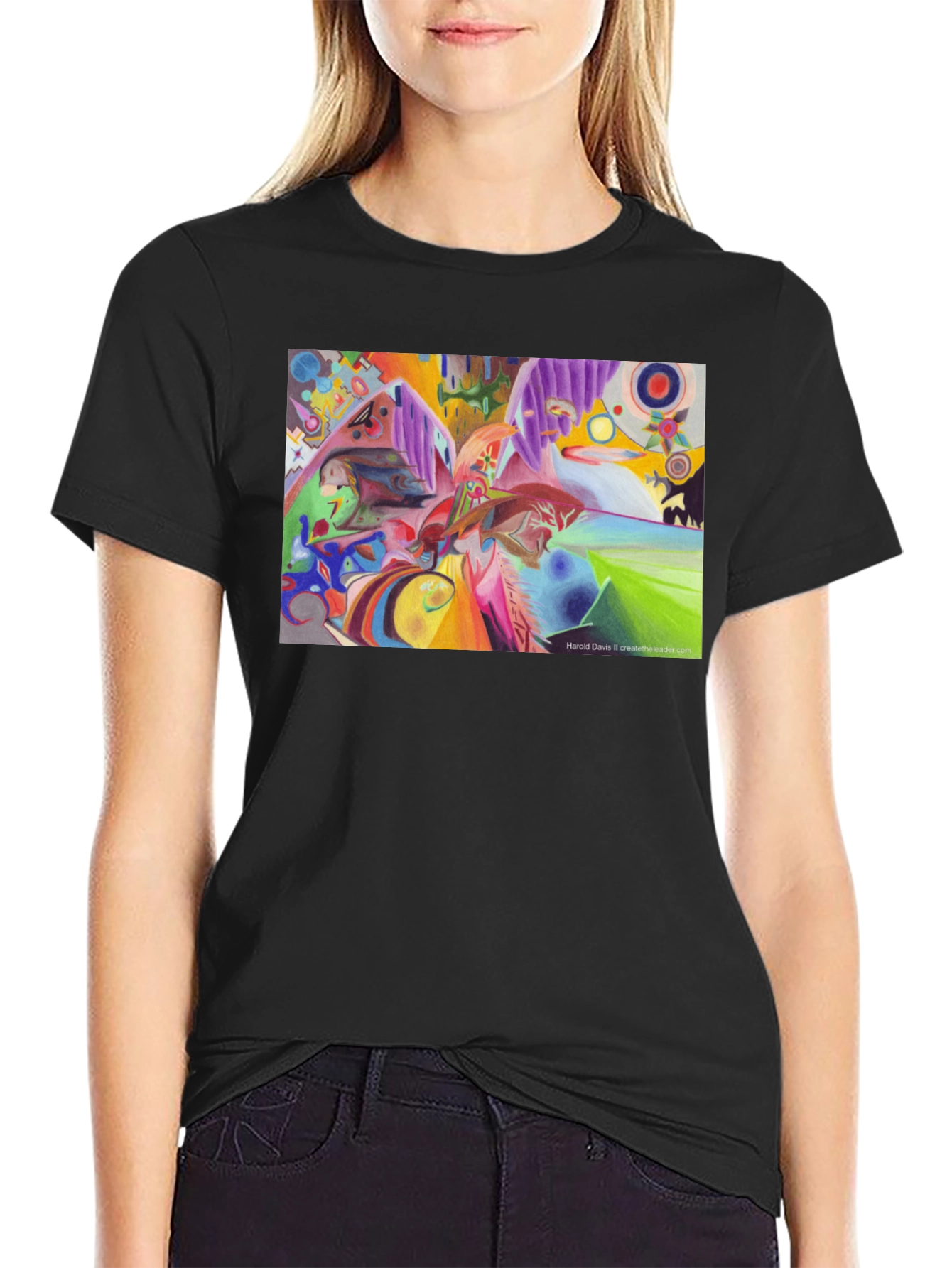 Abstract Art Print Tee - Stylish & Unique Design