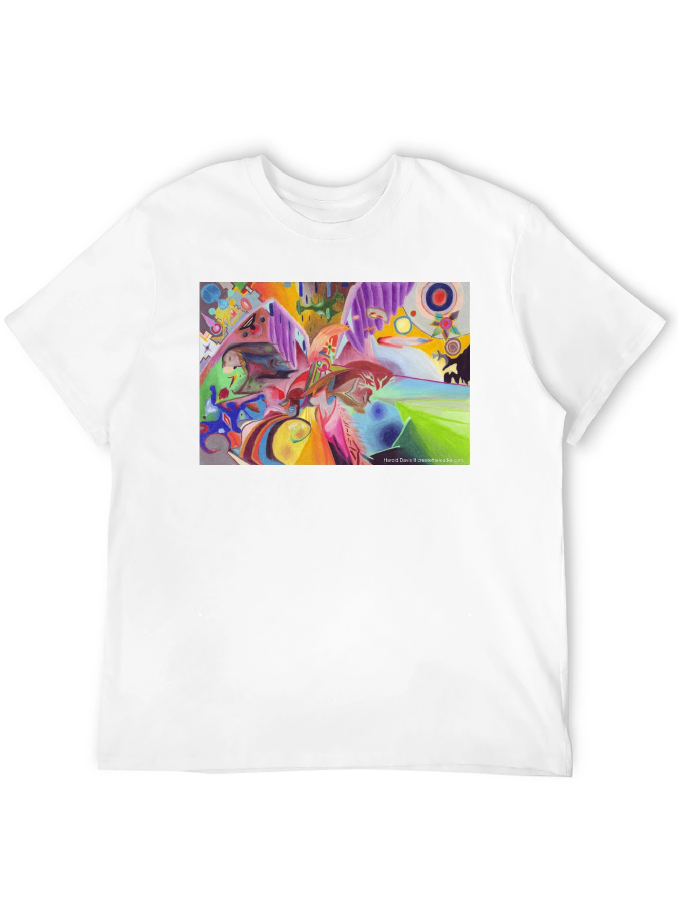 Abstract Art Print Tee - Stylish & Unique Design