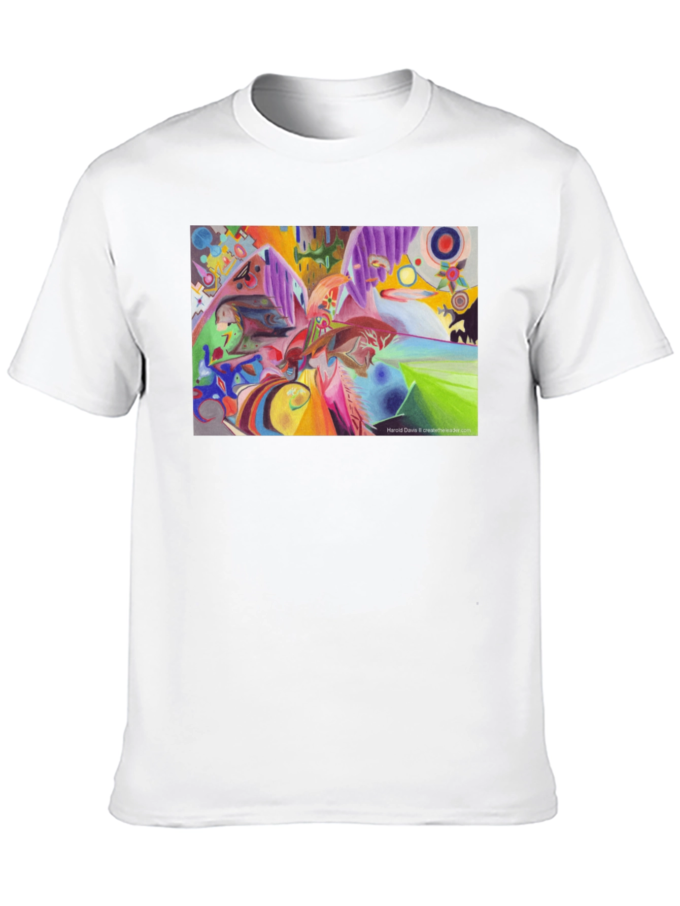 Abstract Art Print Tee - Stylish & Unique Design