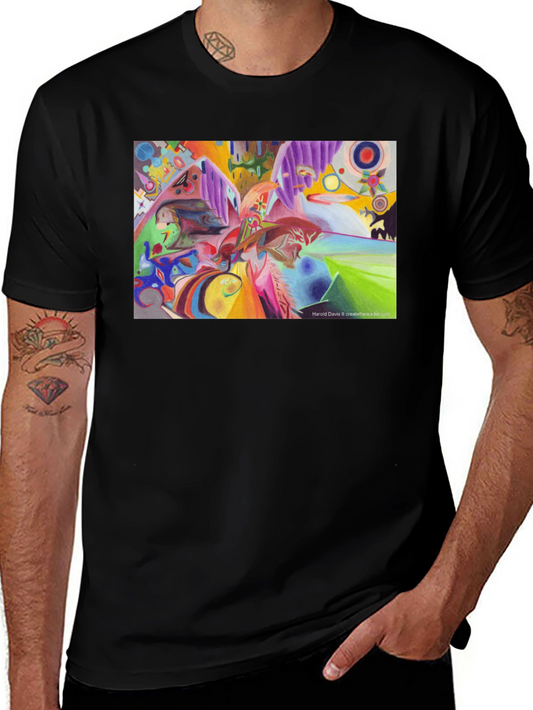Abstract Art Print Tee - Stylish & Unique Design